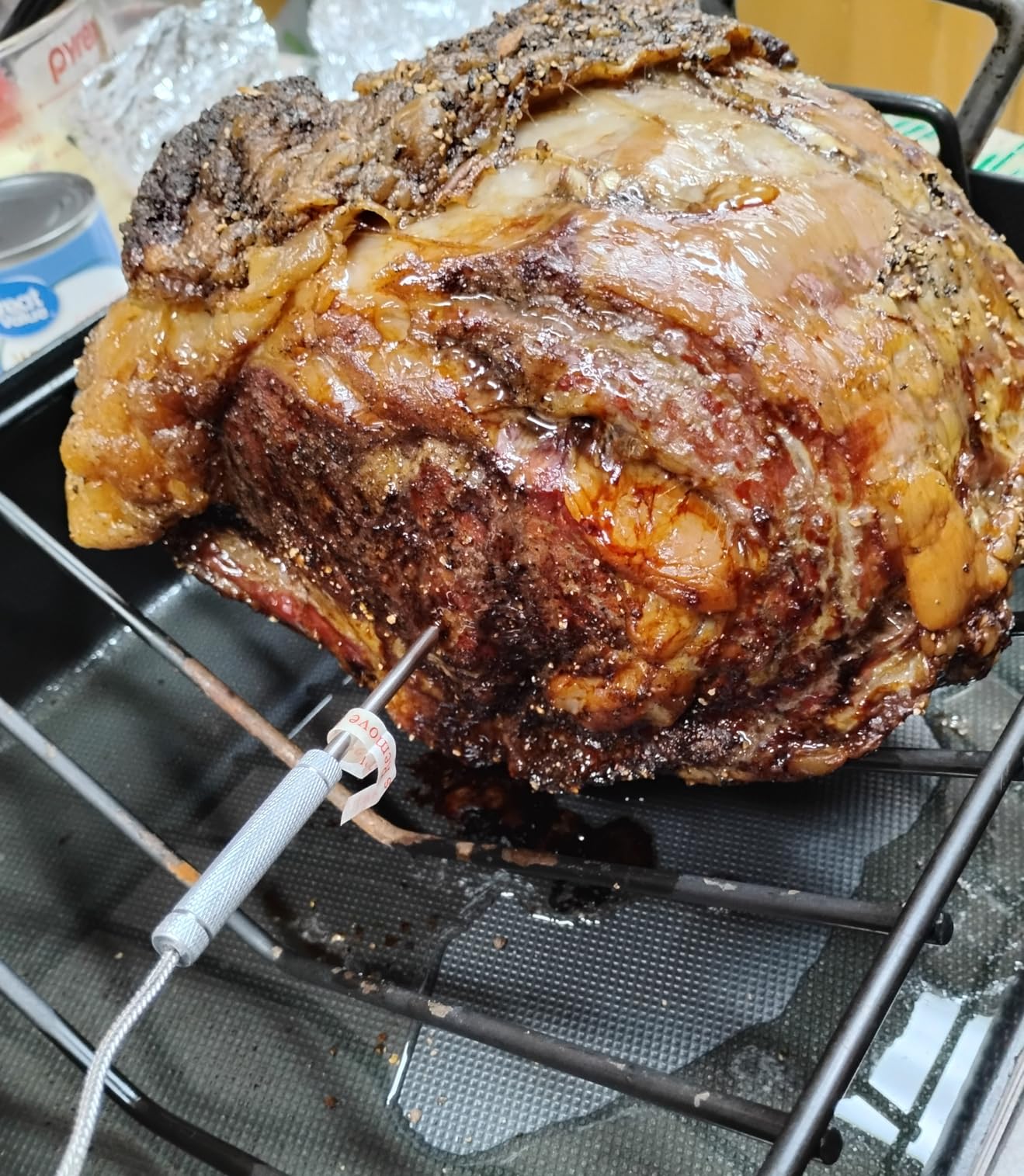 ThermoPro TP17 Dual Probe Digital Cooking Meat Thermometer Large LCD Backlight Food Grill Thermometer with Timer Mode for Smoker Kitchen Oven BBQ, Silver - Customer Photo 1