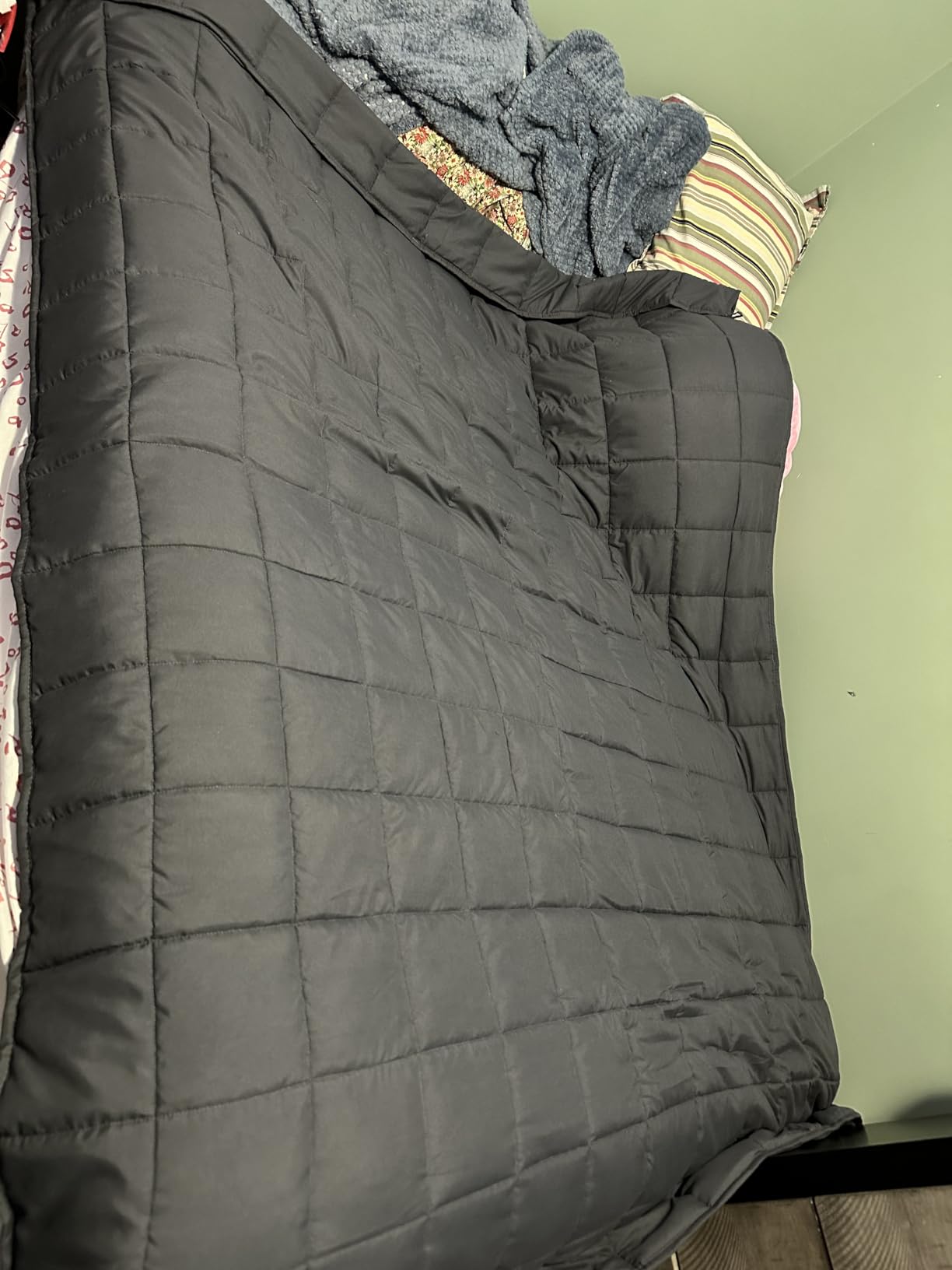 Weighted Idea Weighted Blanket for Adults (Dark Grey,48