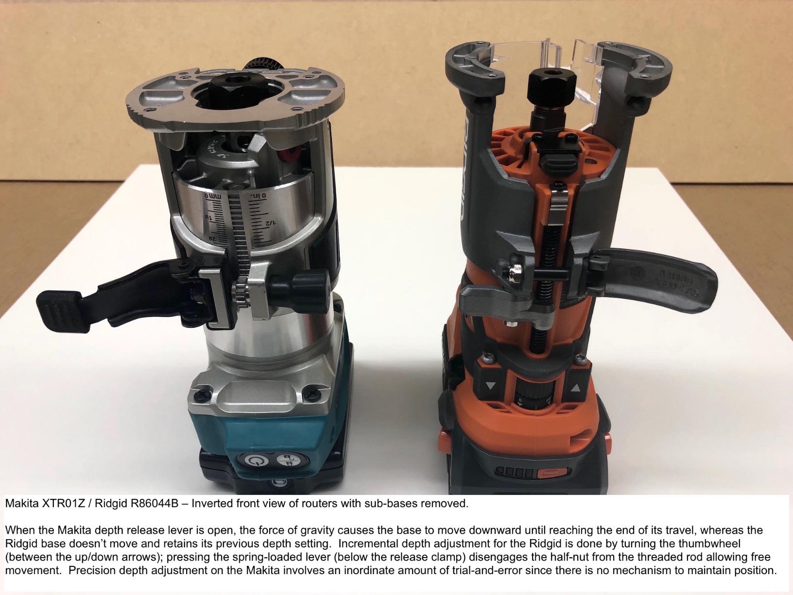 Makita XTR01Z 18V LXT Lithium-Ion Brushless Cordless Compact Router - Customer Photo 4