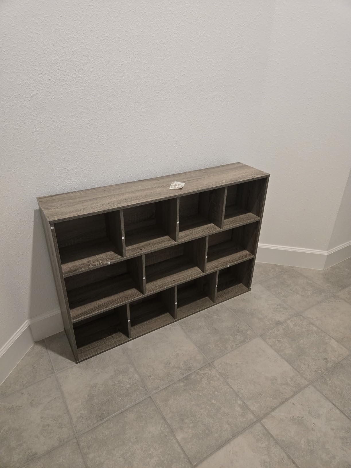 Furinno LUDER Book Shelf, 3-Cube Bookshelf, Bookcase with Open Shelves, 9.3 x 12 x 31.5, for Living Room, Bedroom, Home Office, White - Customer Photo 2