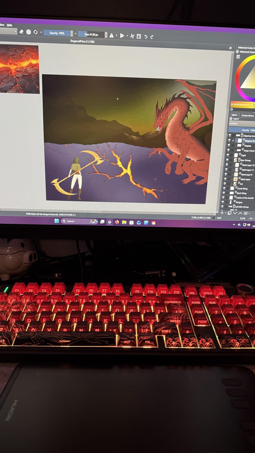 HUION Inspiroy H640P Drawing Tablet, 6x4 inch Digital Art with Battery-Free Stylus, 8192 Pen Pressure, 6 Hot Keys - Customer Photo 2