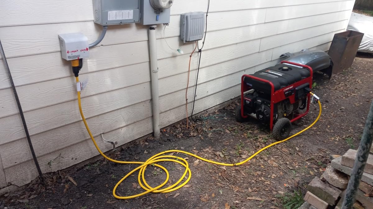 Champion Power Equipment 25-Foot 30-Amp 250-Volt Generator Power Cord for Manual Transfer Switch (L14-30P to L14-30R) - Customer Photo 1