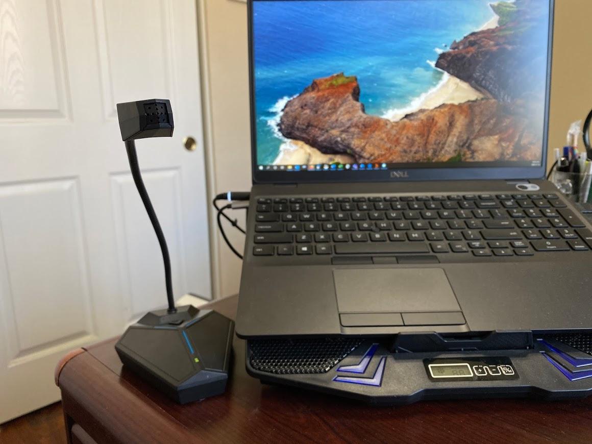 USB Computer Microphone, Plug &Play Desktop Omnidirectional Condenser PC Laptop Mic, Mute Button with LED Indicator, Compatible with Windows/Mac, Ideal for YouTube, Skype, Recording, Games(1.8m /6ft) - Customer Photo 2