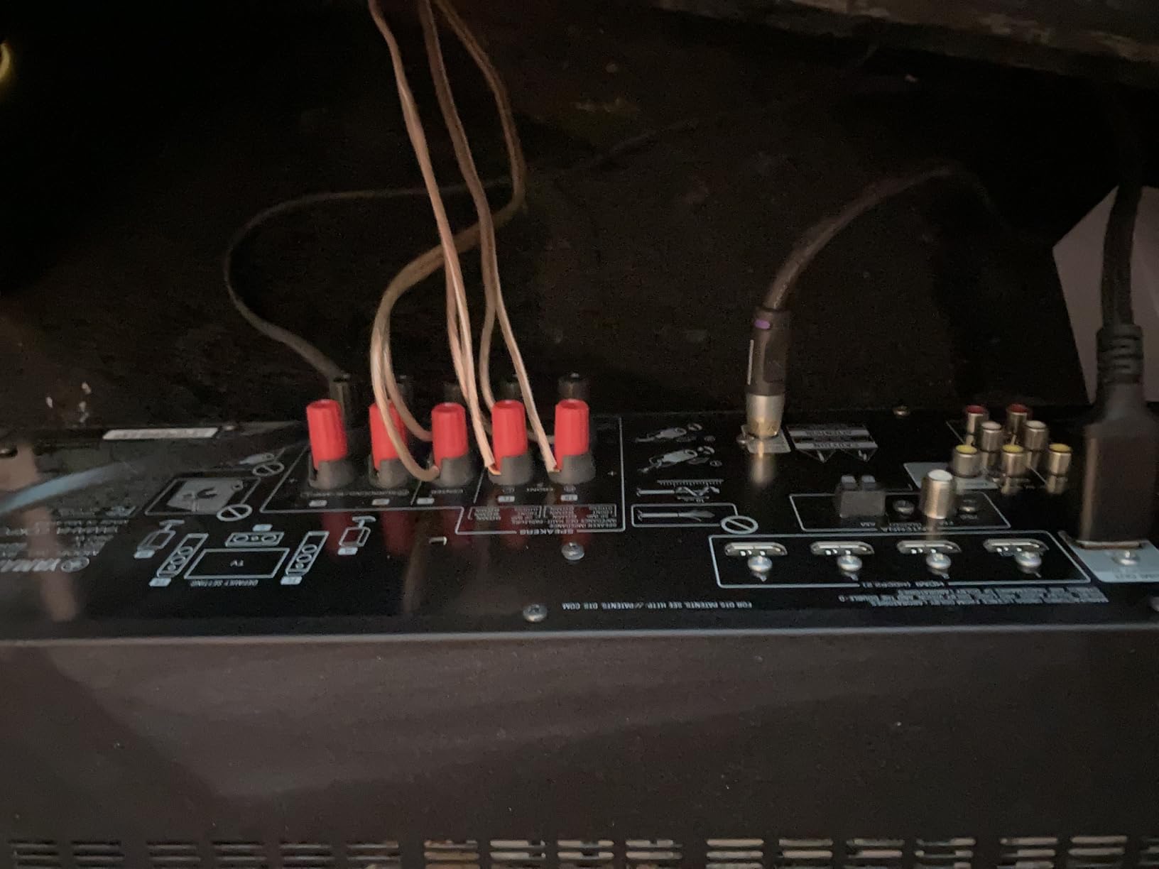 YAMAHA RX-V385 5.1-Channel 4K Ultra HD AV Receiver with Bluetooth - Customer Photo 1