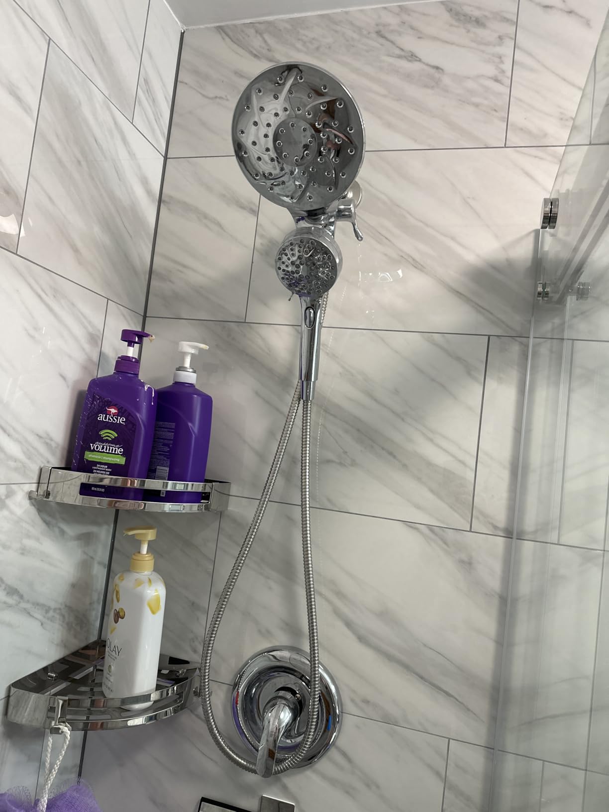 Moen Engage Chrome Magnetix 2-in-1 Combo Rain Showerhead with Detachable Handheld Shower Spray, Featuring Magnetic Docking System, 26009 - Customer Photo 1