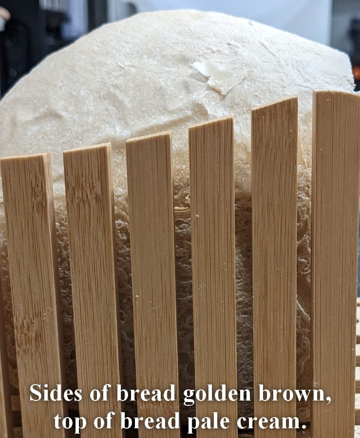 KBS Pro 710W Bread Maker, 2LB 17-in-1 Automatic Bread Machine with Healthy Ceramic Pan, Nut Dispenser, Tempered Glass Touch Panel, Stainless Steel Housing,3 Crust Colors, 15H Timer&Keep-Warm, Recipe - Customer Photo 2