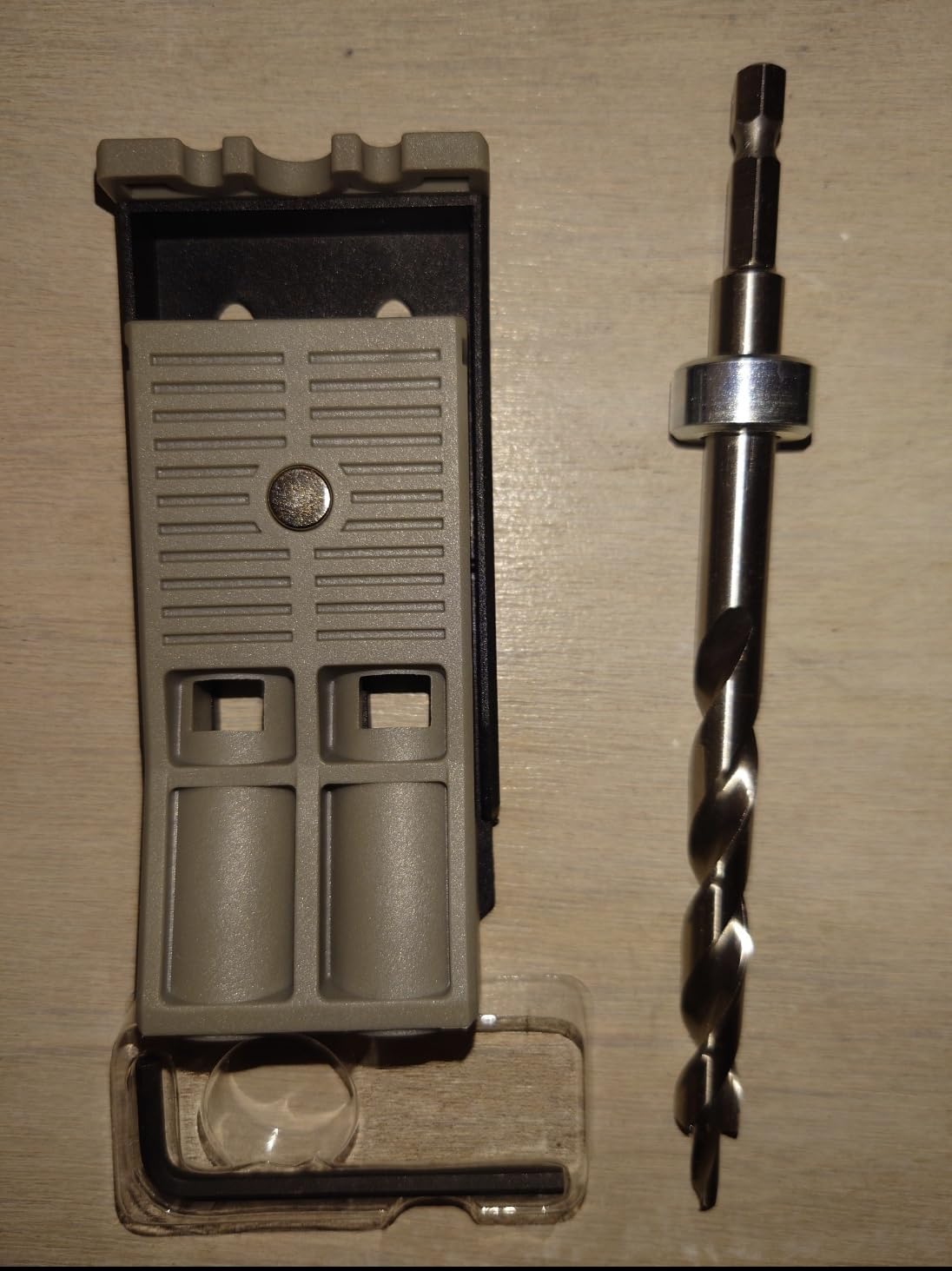 Massca Twin Pocket Hole Jig Kit – Adjustable & Easy to Use Joinery Pocket Screw Jig for Woodworking - Pocket Jig Tool with Drill Bit, Hex Key & Stop Collar – For DIY Carpentry Projects - Customer Photo 2