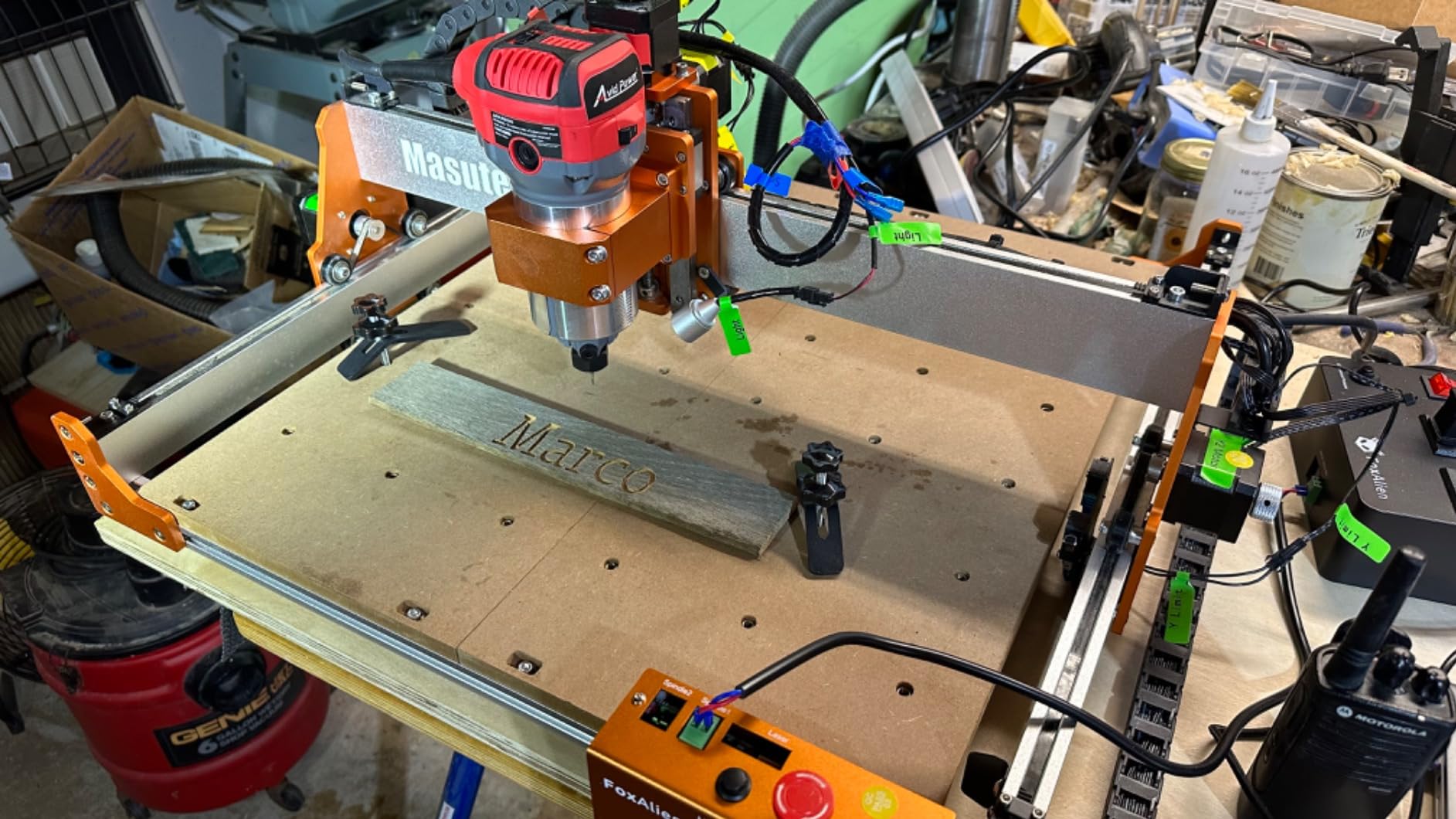 AVID POWER 6.5 Amp 1.25 HP Compact Router Tools for Woodworking, Fixed Base Wood Router with Trim Router Bits - Customer Photo 2