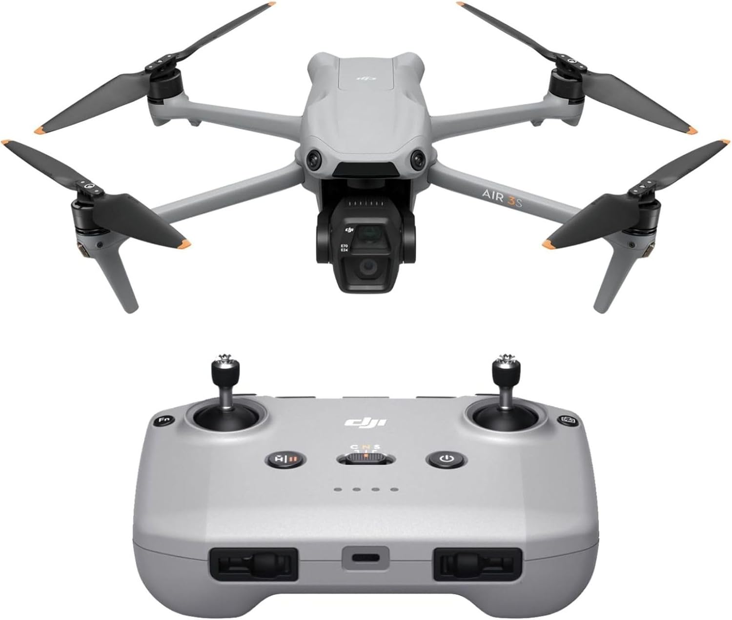 DJI Air 3S (RC-N3), Drone with Camera 4K, Dual-Camera Drone with 1