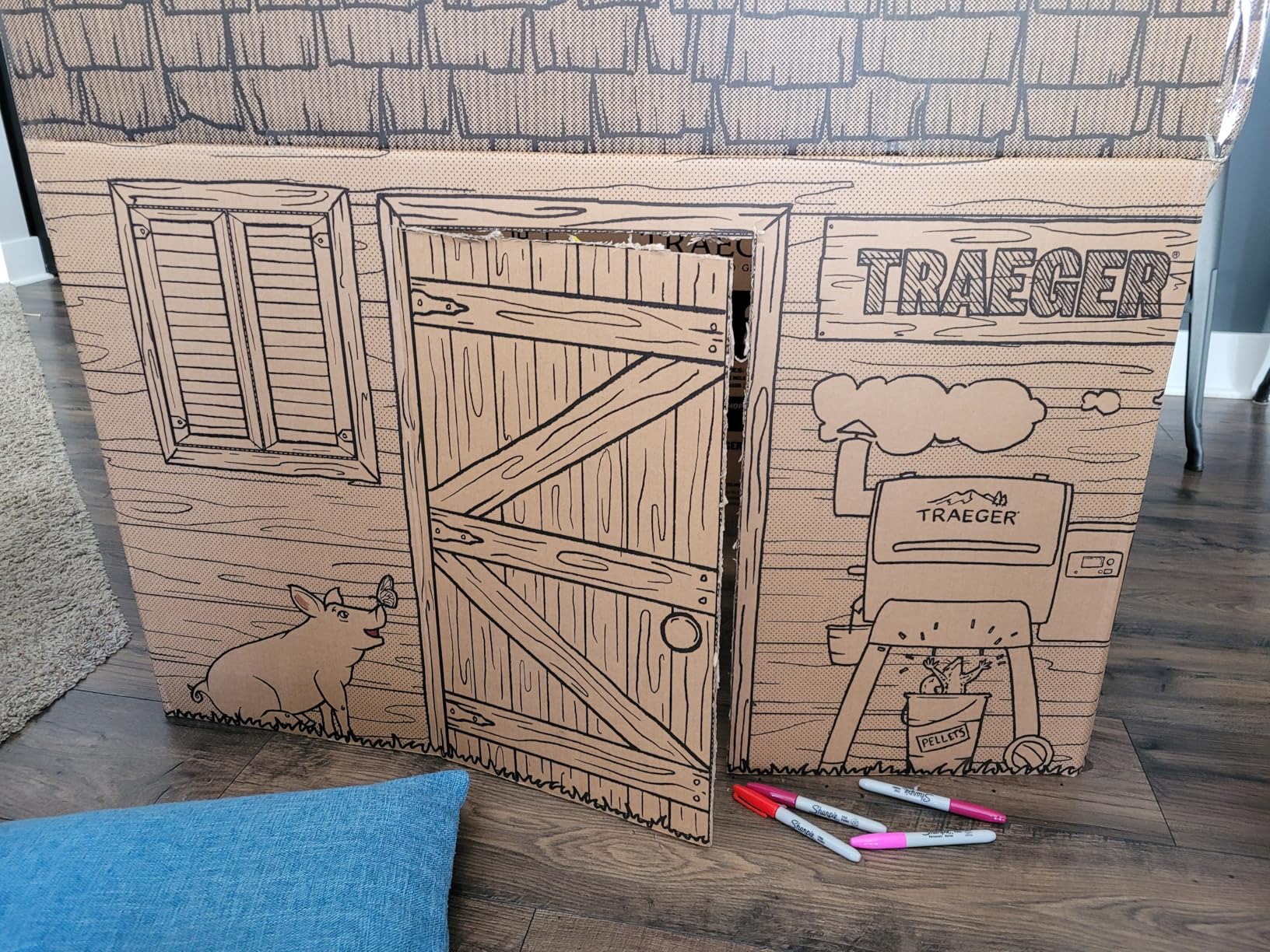 Traeger Grills Pro 22 Wood Pellet Grill & Smoker, Electric Pellet Smoker Grill Combo, 6-in-1 BBQ Versatility, 572 sq. in. Grilling Capacity, Meat Probe, 450 Degree Max Temperature, 18LB Hopper, Bronze - Customer Photo 2