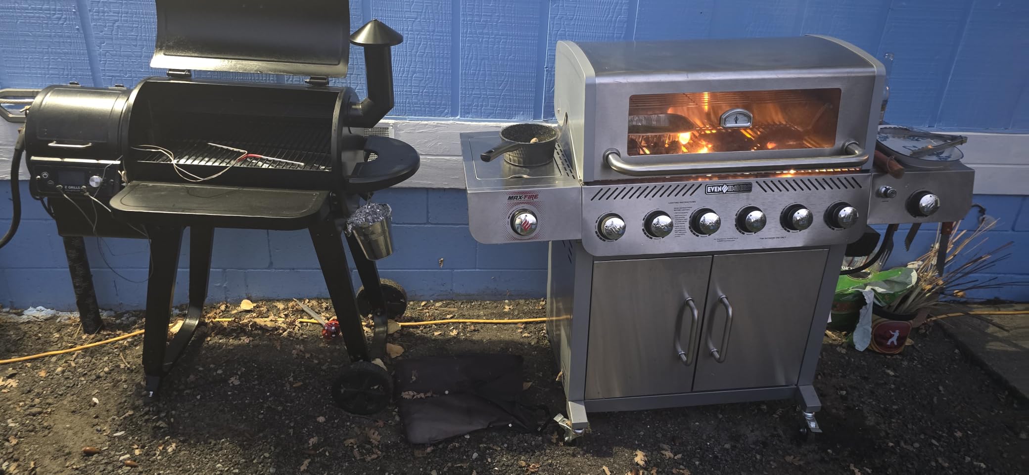 Z GRILLS ZPG-450A Wood Pellet Grill & Smoker with PID V3.0 Controller, 459 Sq in Cook Area, Meat Probe, Foldable Shelf, 8 in 1 BBQ Grill Outdoor Auto Temperature Control, Black customer photo 1