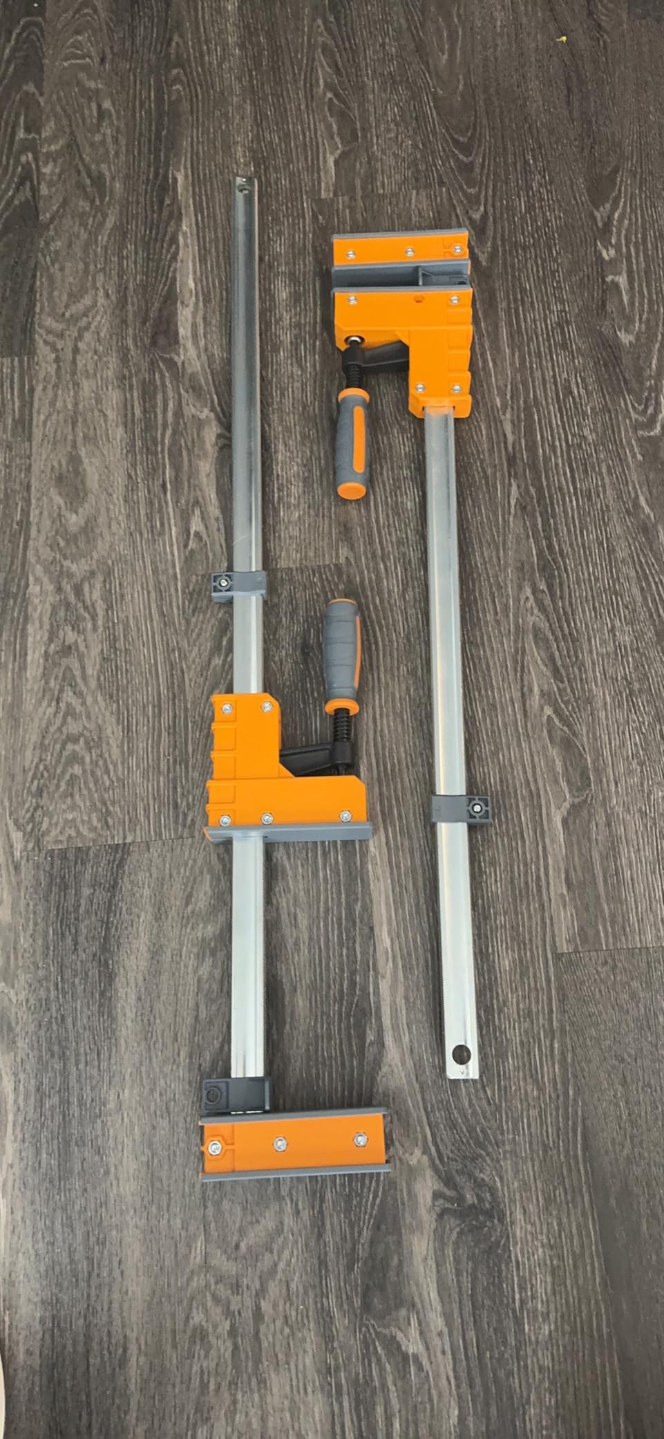 Bora 4 Pack Parallel Clamps for Woodworking - Two 24 Inch and Two 31 Inch Parallel Wood Clamps Heavy Duty Bar Clamp for Wood Working with 1100 Lbs of Clamping Force Each - DIY Bora Clamp Set - Customer Photo 2