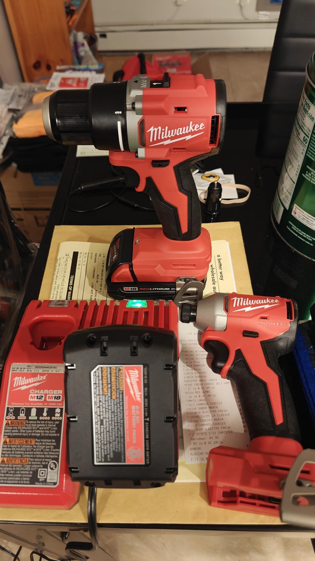 Milwaukee 2892-22CT M18 Compact Brushless 2-Tool Combo Kit, Drill Driver/Impact Driver - Customer Photo 1