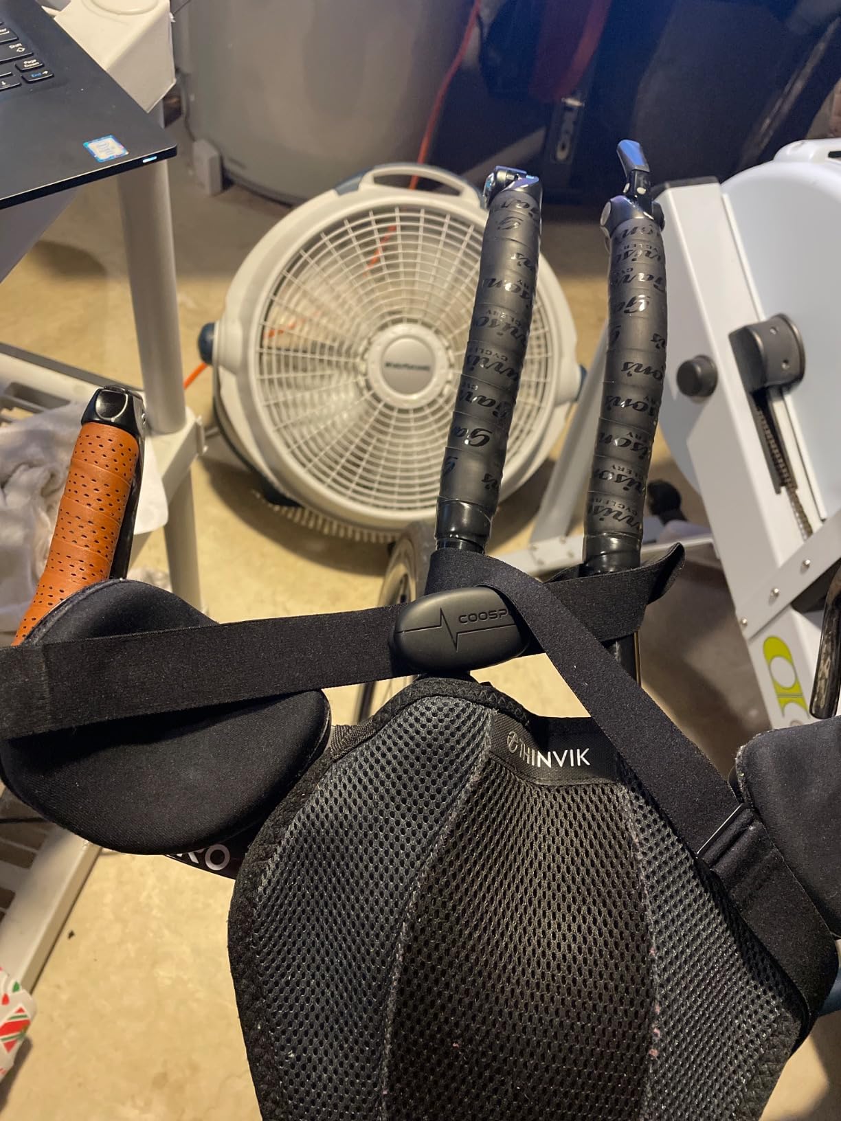 COOSPO Heart Rate Monitor Chest Strap, Bluetooth ANT+ Heart Rate Monitor Chest Sensor with 400H Battery, HRM Works with Strava/Wahoo Fitness/Polar Beat/Peloton/DDP Yoga App - Customer Photo 1
