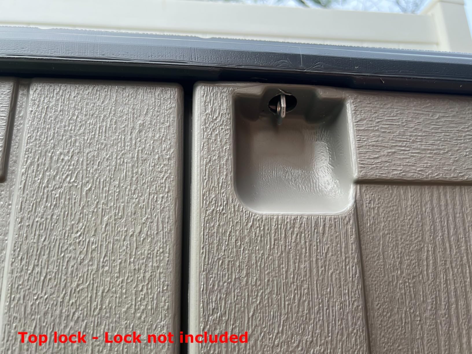 Suncast Outdoor Storage Shed for Backyard and Garden, Horizontal, 4' x 2.5', Stoney Grey - Portable Utility Deck and Cabinet for Tools, Equipment, and Garbage Customer Review Suncast Outdoor Storage Shed for Backyard and Garden, Horizontal, 4' x 2.5', Stoney Grey - Portable Utility Deck and Cabinet for Tools, Equipment, and Garbage - Customer Photo 1