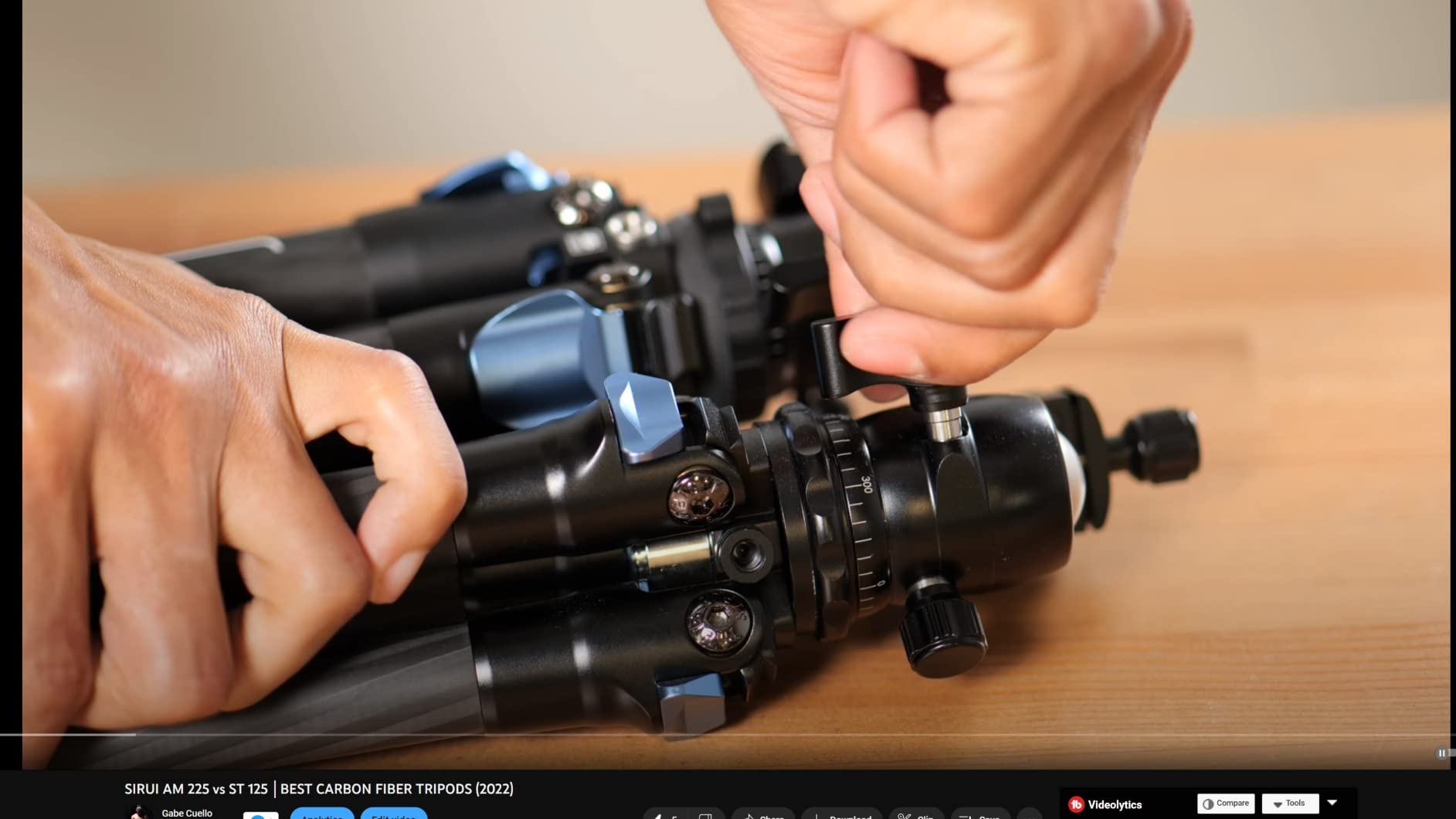 SIRUI AM-254 Carbon Fiber Camera Tripod, 47 Lightweight Compact Travel Tripod, 4-Section Legs, Twist Locks, Steel Spikes, Loads up to 26.5lbs/12kg Customer Review SIRUI AM-254 Carbon Fiber Camera Tripod, 47 Lightweight Compact Travel Tripod, 4-Section Legs, Twist Locks, Steel Spikes, Loads up to 26.5lbs/12kg - Customer Photo 1