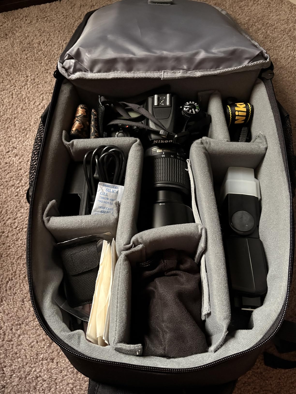 CADeN Camera Backpack Bag Professional for DSLR/SLR Mirrorless Camera Waterproof, Camera Case Compatible for Sony Canon Nikon - Customer Photo 1