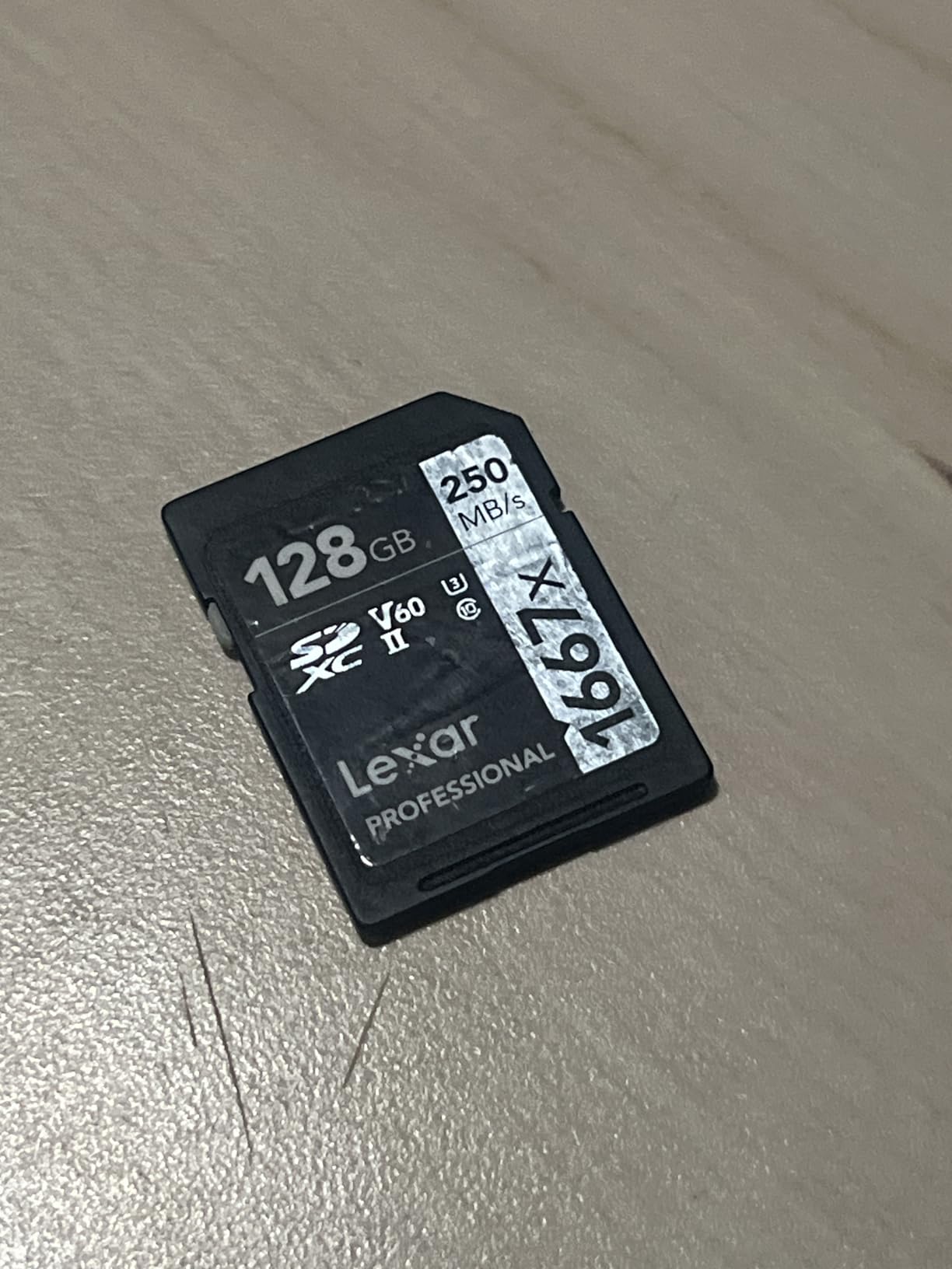 Lexar 128GB Professional 1667x SD Card, UHS-II, C10, U3, V60, Full HD, 4K, Up To 250MB/s Read SDXC Memory Card - Customer Photo 1