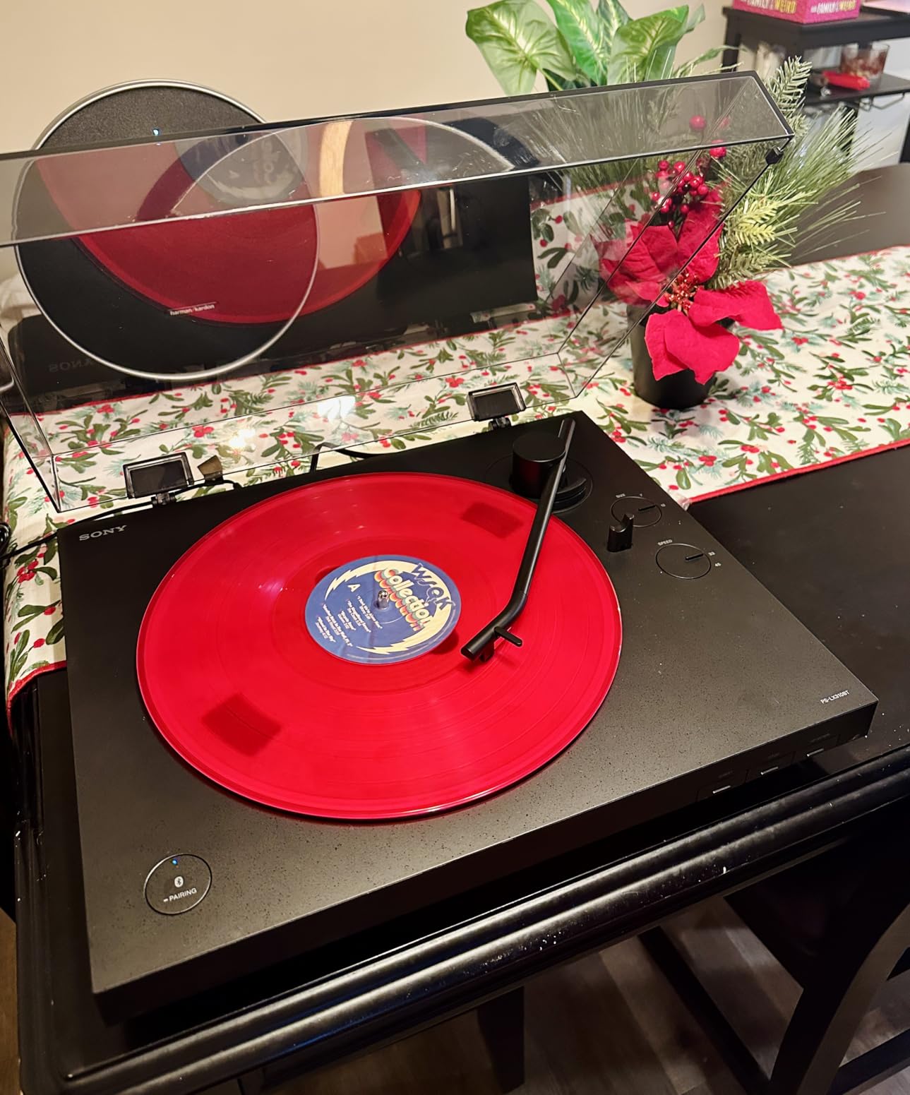 Sony PS-LX310BT Belt Drive Turntable: Fully Automatic Wireless Vinyl Record Player with Bluetooth and USB Output Black - Customer Photo 1