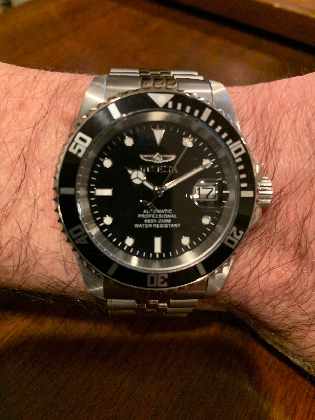 Invicta Men's Pro Diver Automatic Watch Customer Review Invicta Men's Pro Diver Automatic Watch - Customer Photo 2