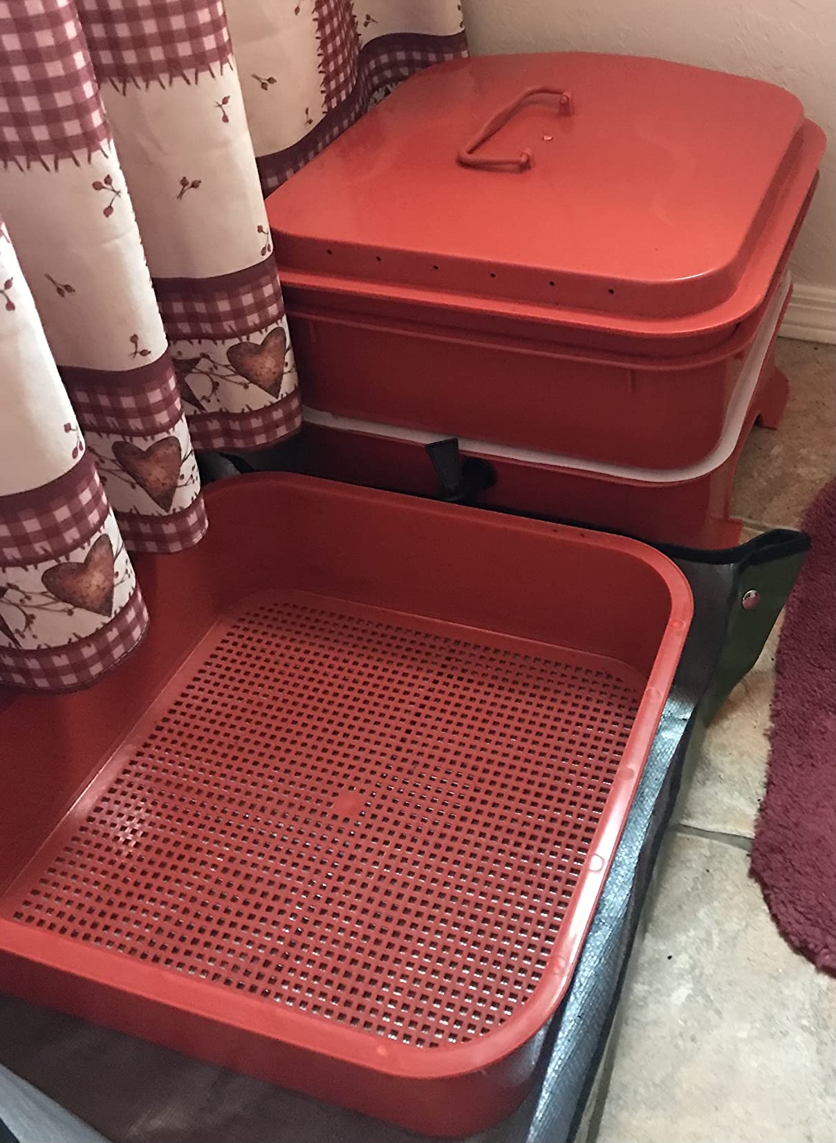 The Original Vermihut Plus 5 – Tray Worm Composter -Dark Green,Sustainable Design for Both Indoor & Outdoor, Worm Compost Bin for Vermicomposting Starter, Recycling Food Wastes - Customer Photo 2