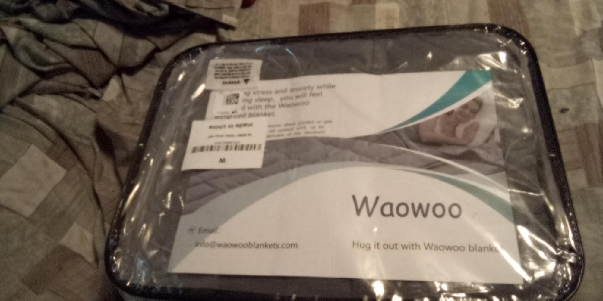 Waowoo Adult Weighted Blanket Queen Size (15lbs 60