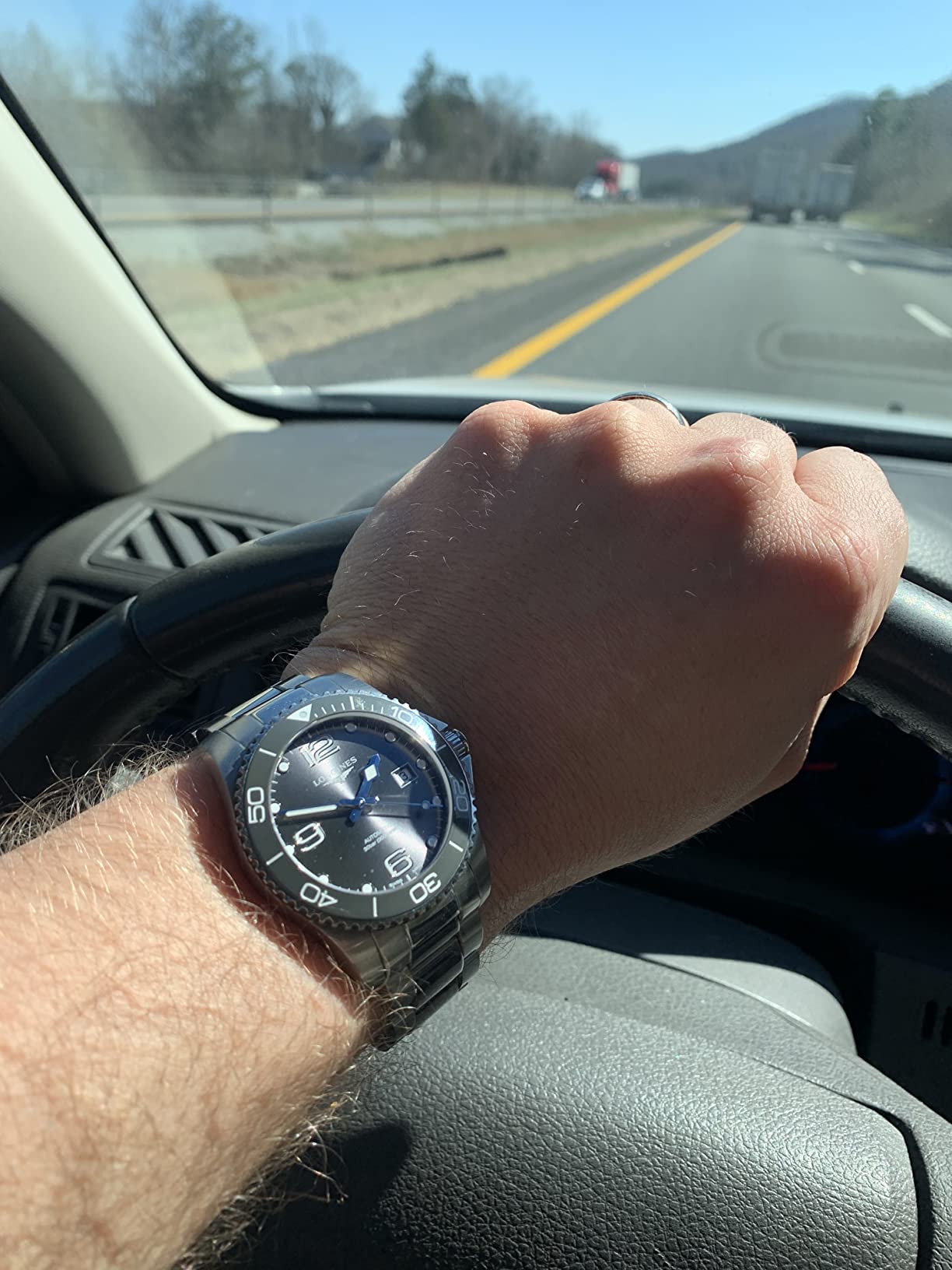 Longines HydroConquest Automatic Steel and Ceramic 41 mm Men's Watch L3.781.4.76.6 - Customer Photo 2