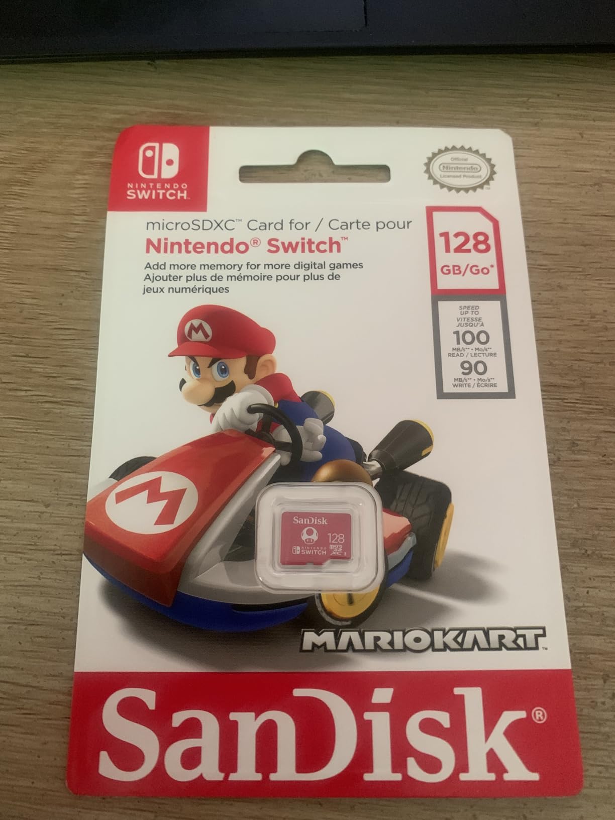 SanDisk 256GB microSDXC-Card, Licensed for Nintendo-Switch - SDSQXAO-256G-GNCZN - Customer Photo 1