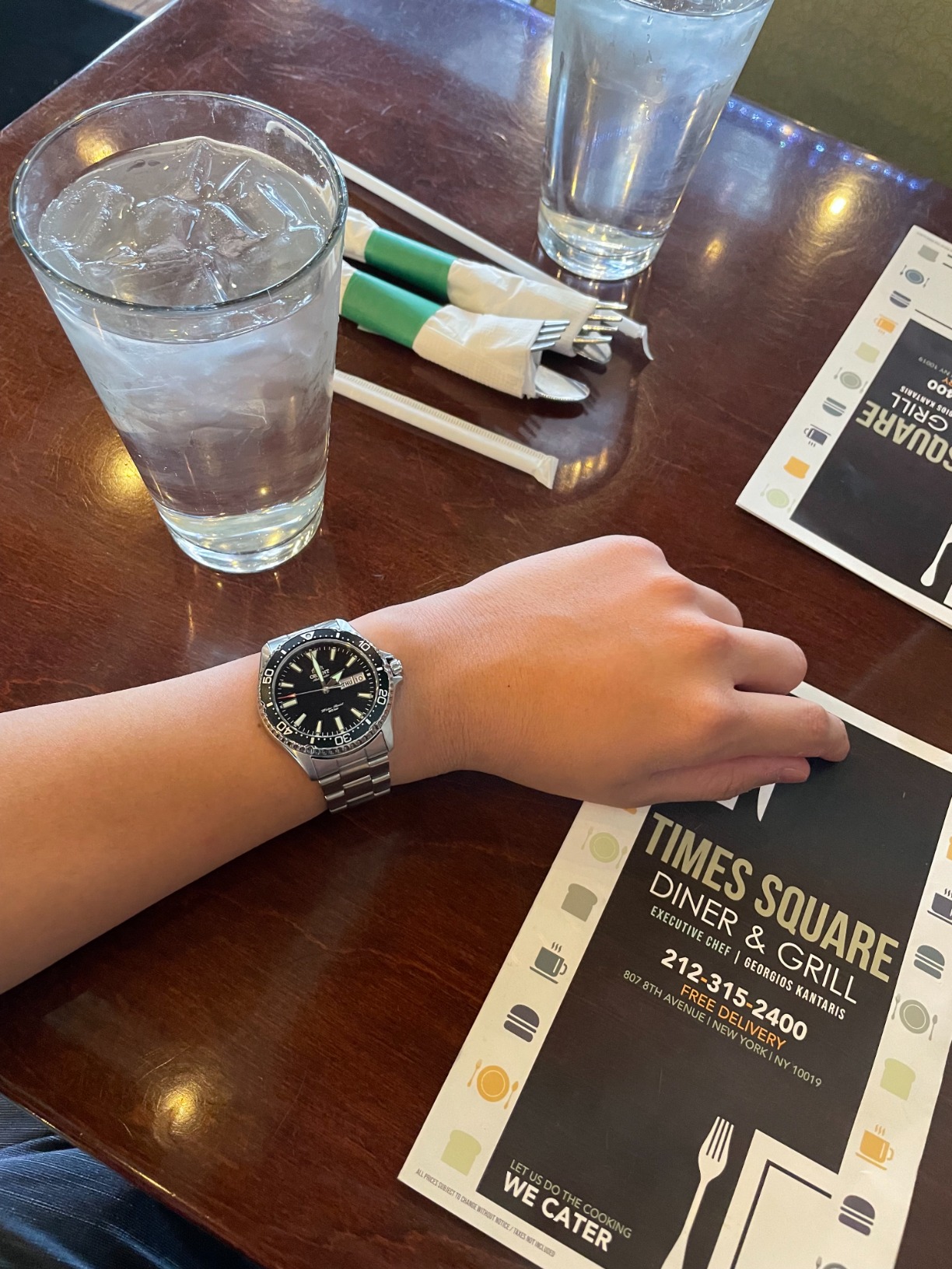 Orient Men's Kamasu Stainless Steel Japanese-Automatic Diving Watch Customer Review Orient Men's Kamasu Stainless Steel Japanese-Automatic Diving Watch - Customer Photo 2