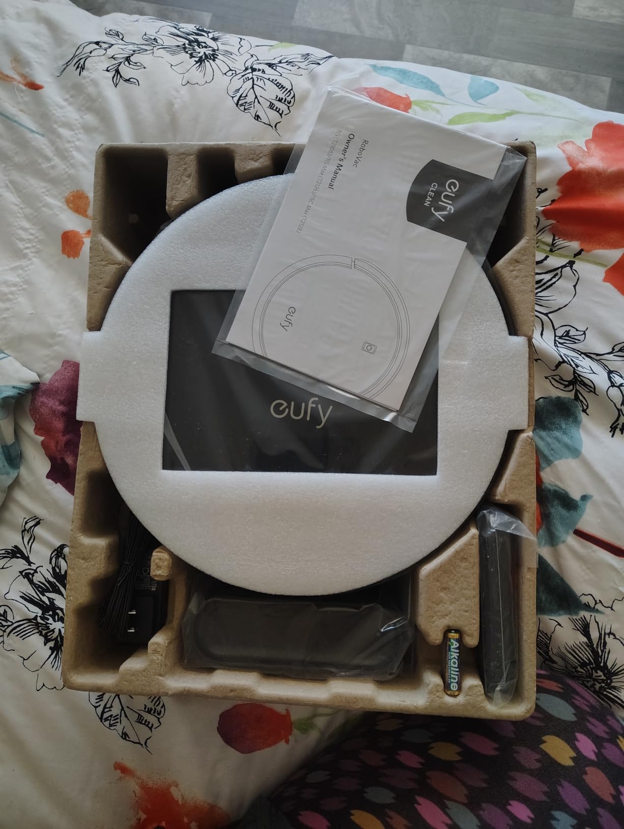 eufy Robot Vacuum 11S MAX, Super Thin, Powerful Suction, Quiet, Self-Charging Robotic Vacuum Cleaner, Cleans Hard Floors to Medium-Pile Carpets, Black - Customer Photo 2