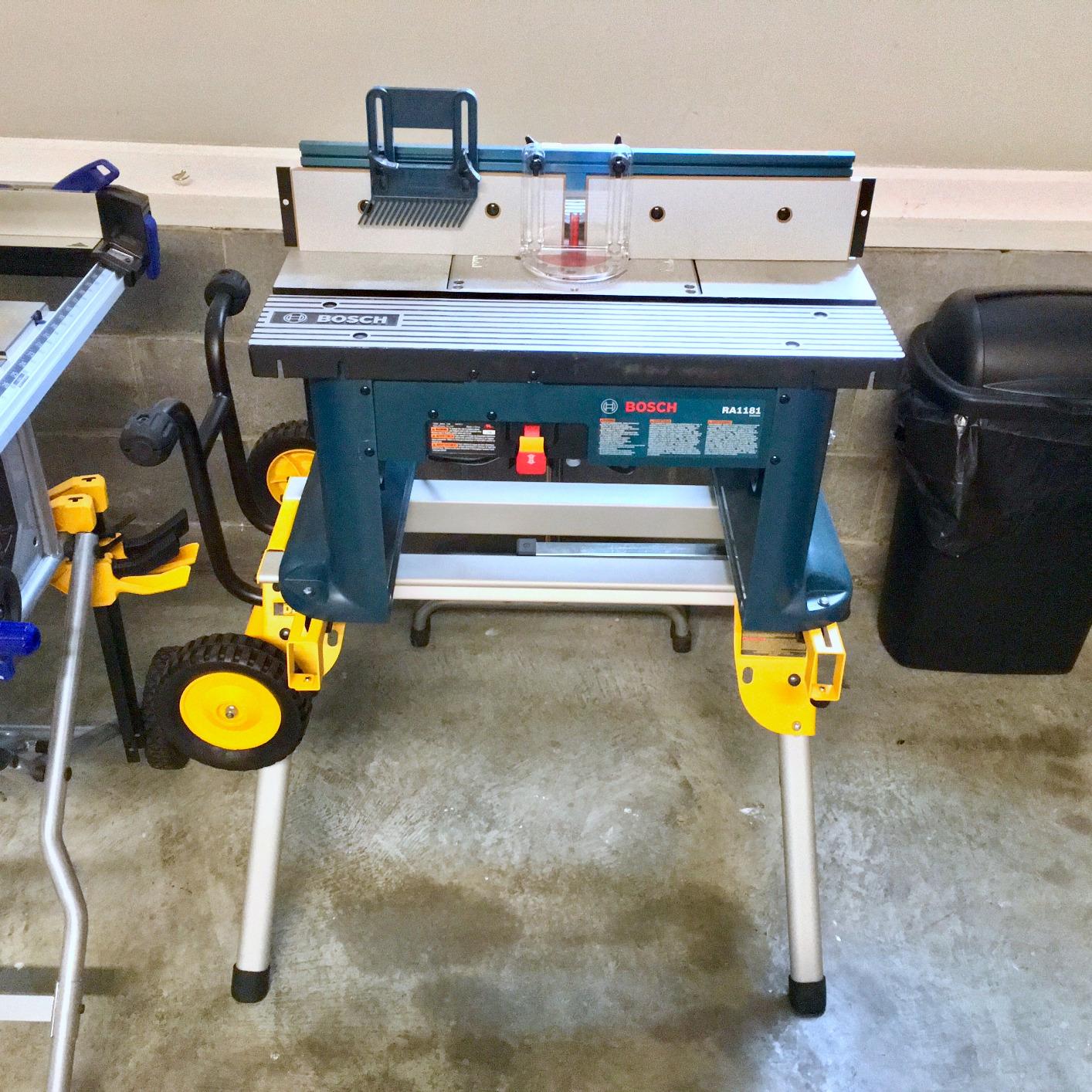 Bosch RA1141 Portable Benchtop Router Table Customer Review Bosch RA1141 Portable Benchtop Router Table - Customer Photo 2