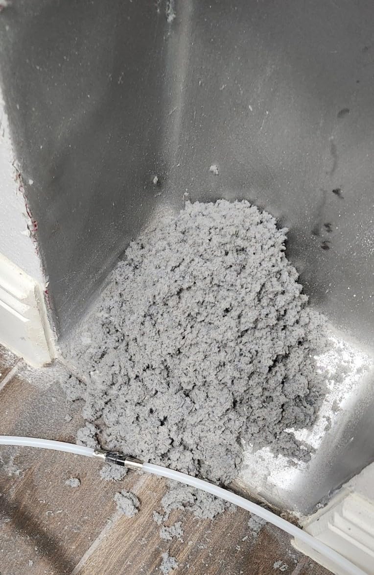 Holikme 30 Feet Dryer Vent Cleaner Kit, Flexible Lint Brush with Drill Attachment, Fireplace Chimney Brushes Extends Up to 30 Feet for Easy Cleaning, Use with or Without a Power Drill - Customer Photo 1