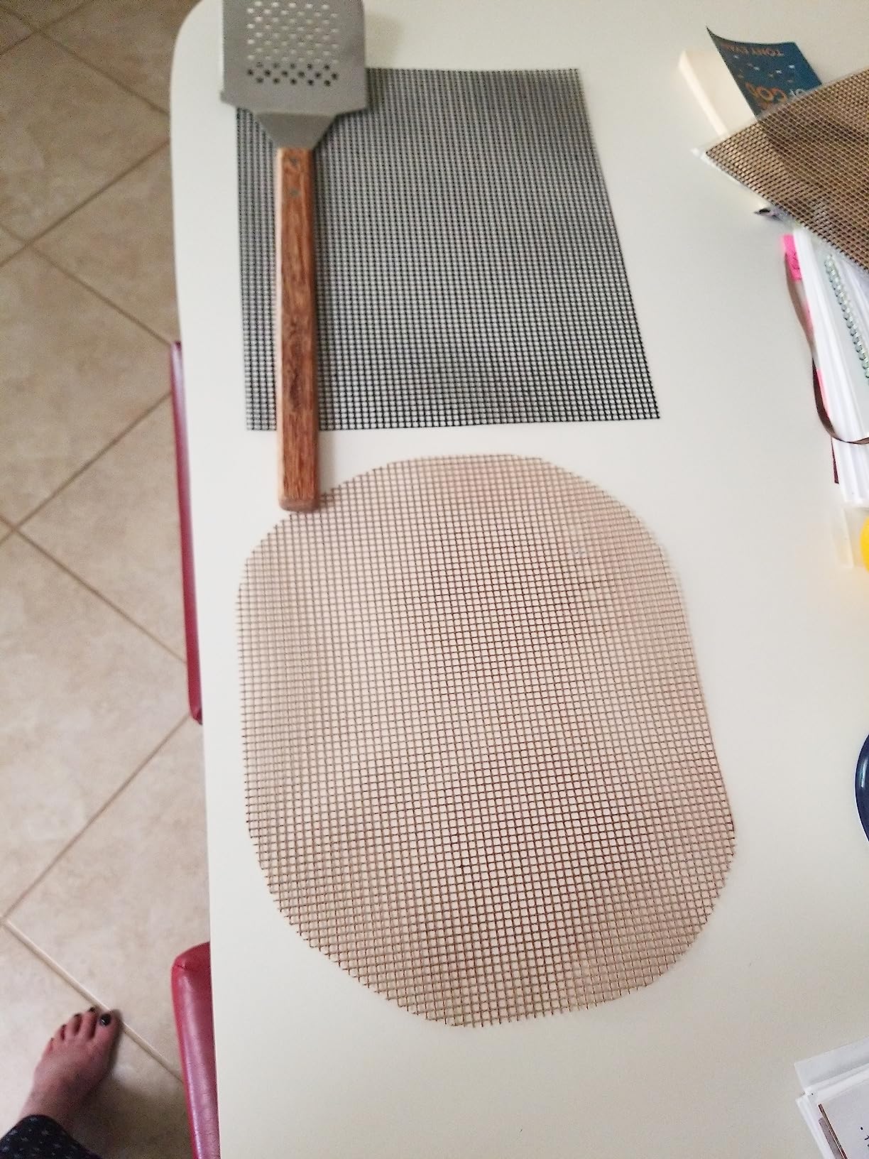 Kingrol 6 Pack Non-Stick BBQ Grill Mesh Mat, 15.75