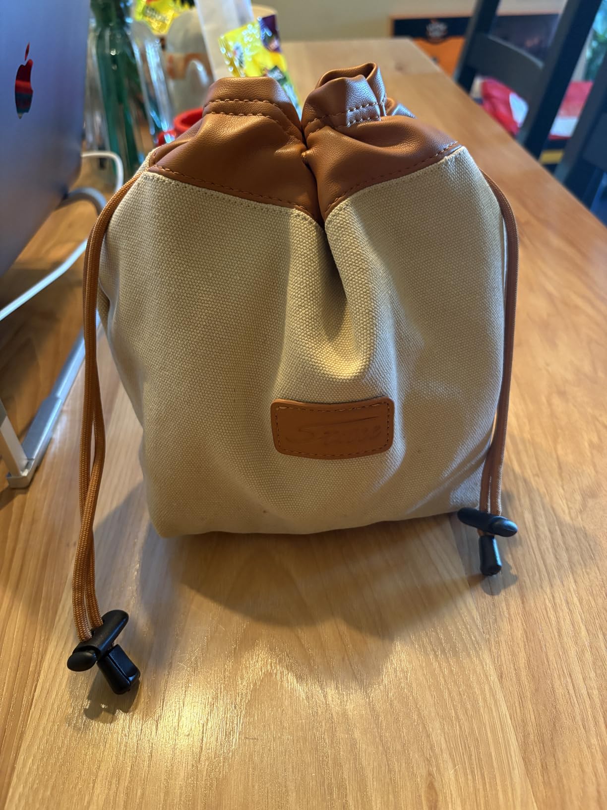 S-ZONE Soft Camera Bag DSLR Insert Handbag Drawstring Lens Case Customer Review S-ZONE Soft Camera Bag DSLR Insert Handbag Drawstring Lens Case - Customer Photo 2