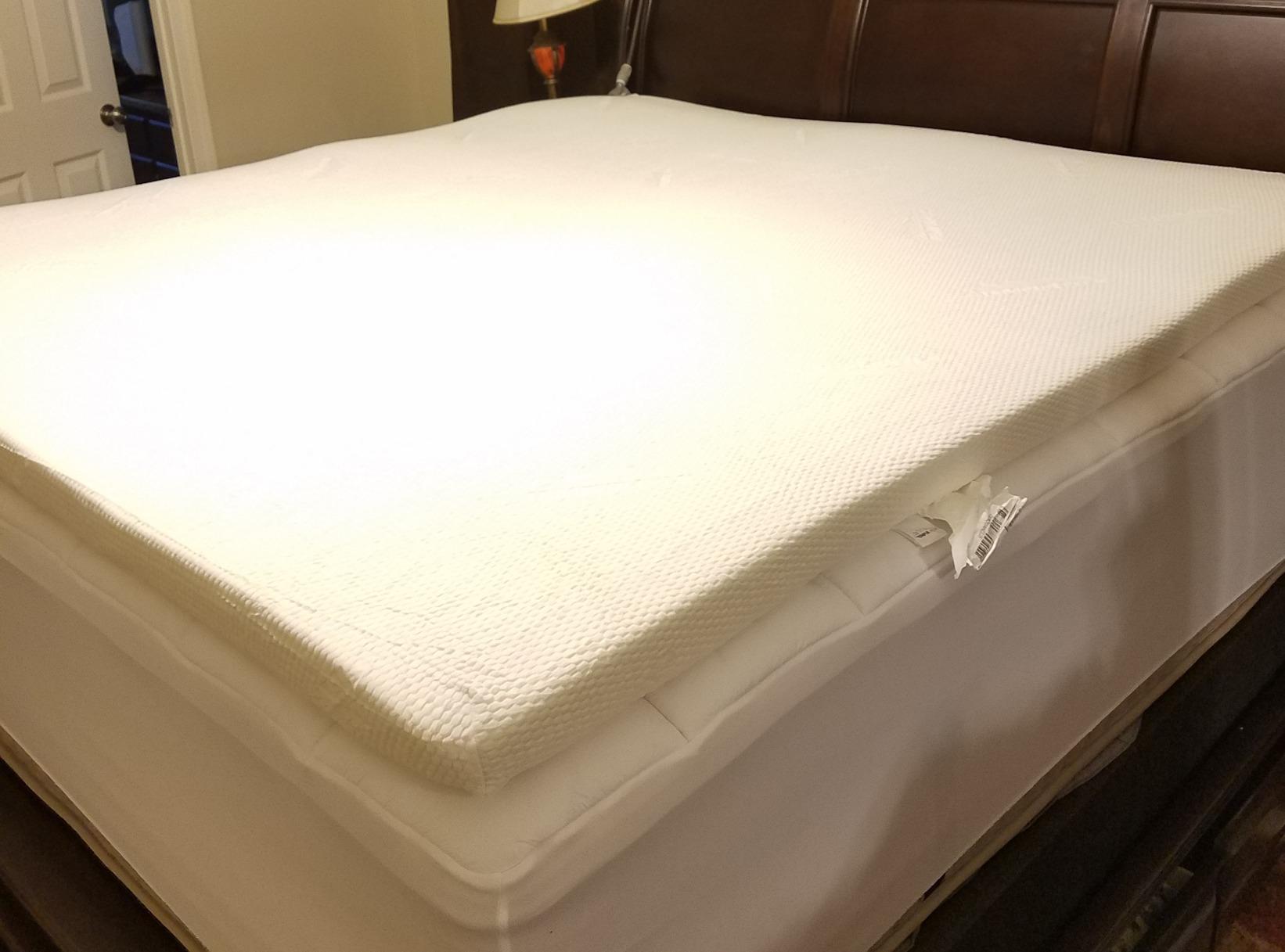 Tempur-Pedic TEMPUR-Adapt + Cooling 3-Inch King Mattress Topper Medium Luxury Premium Foam, Washable Cover, Medium Cooling Topper - Customer Photo 1