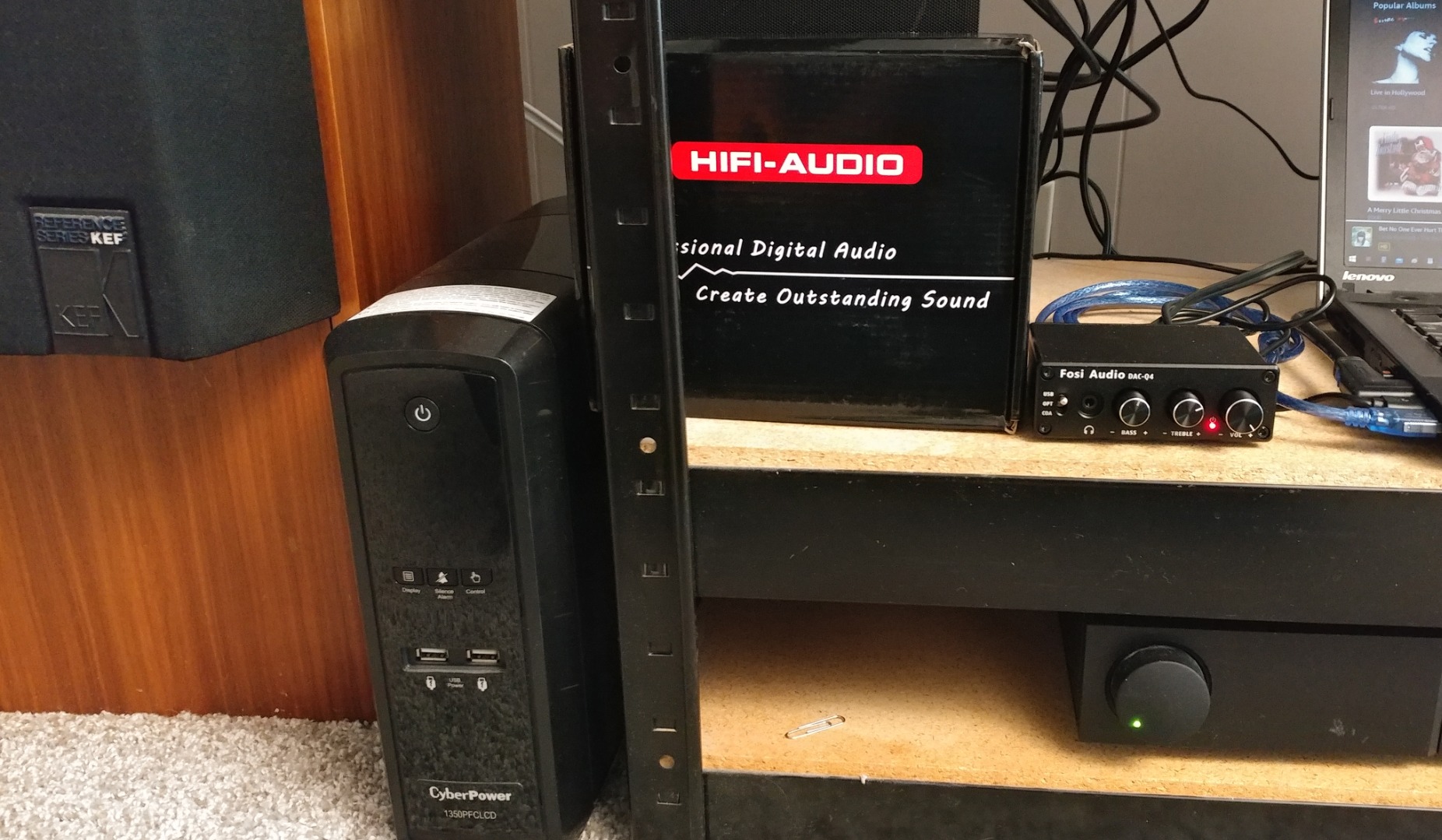 Fosi Audio Q4 DAC Headphone Amp for PC, Desktop Digital to Analog Audio Converter for Home Stereo Amplifier and Powered Speakers, PC-USB/Optical/Coaxial Inputs, 3.5mm Headphone/RCA Outputs - Customer Photo 1