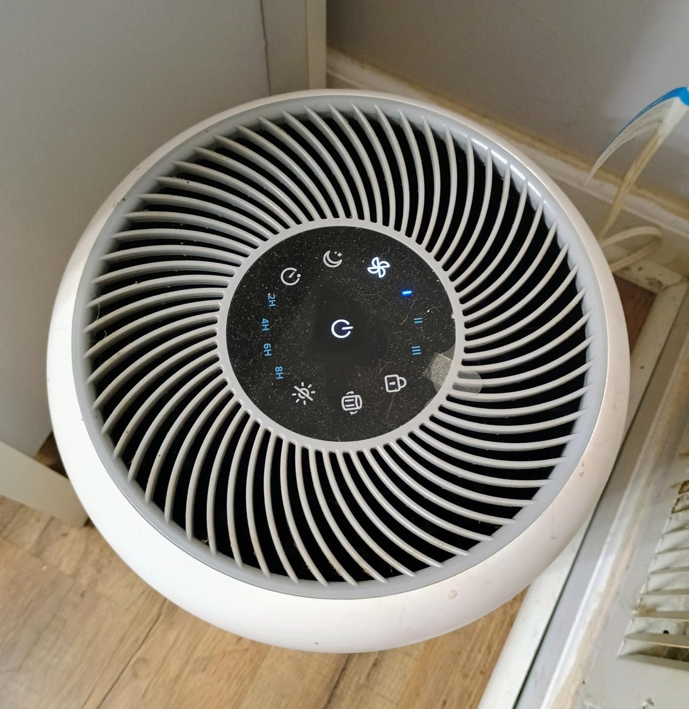 LEVOIT Air Purifier for Home Allergies Pet Hair in Bedroom, Covers Up to 1073 ft² by 56W High Torque Motor, AHAM VERIFIDE, 3-in-1 Filter with HEPA Sleep Mode, Remove Dust Smoke Odor, Core300-P, White Customer Review LEVOIT Air Purifier for Home Allergies Pet Hair in Bedroom, Covers Up to 1073 ft² by 56W High Torque Motor, AHAM VERIFIDE, 3-in-1 Filter with HEPA Sleep Mode, Remove Dust Smoke Odor, Core300-P, White - Customer Photo 1