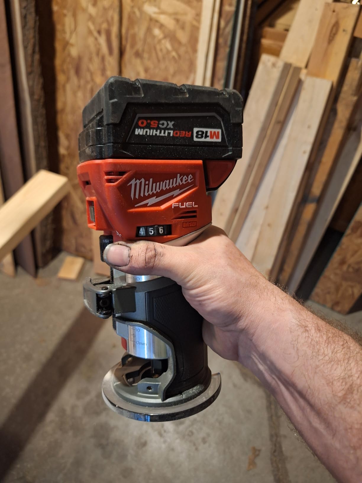 Milwaukee Cordless Compact Router, 18.0 Voltage - Customer Photo 2
