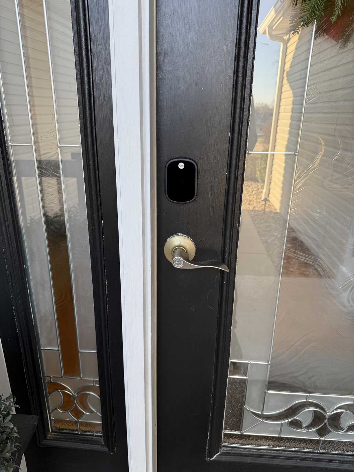 Yale Assure Deadbolt Lock, Black Suede Keyless Non-Connected Entry Door Lock with Digital Keypad Touchscreen for Code Entry, ‎YRD256-NR-BSP - Customer Photo 1