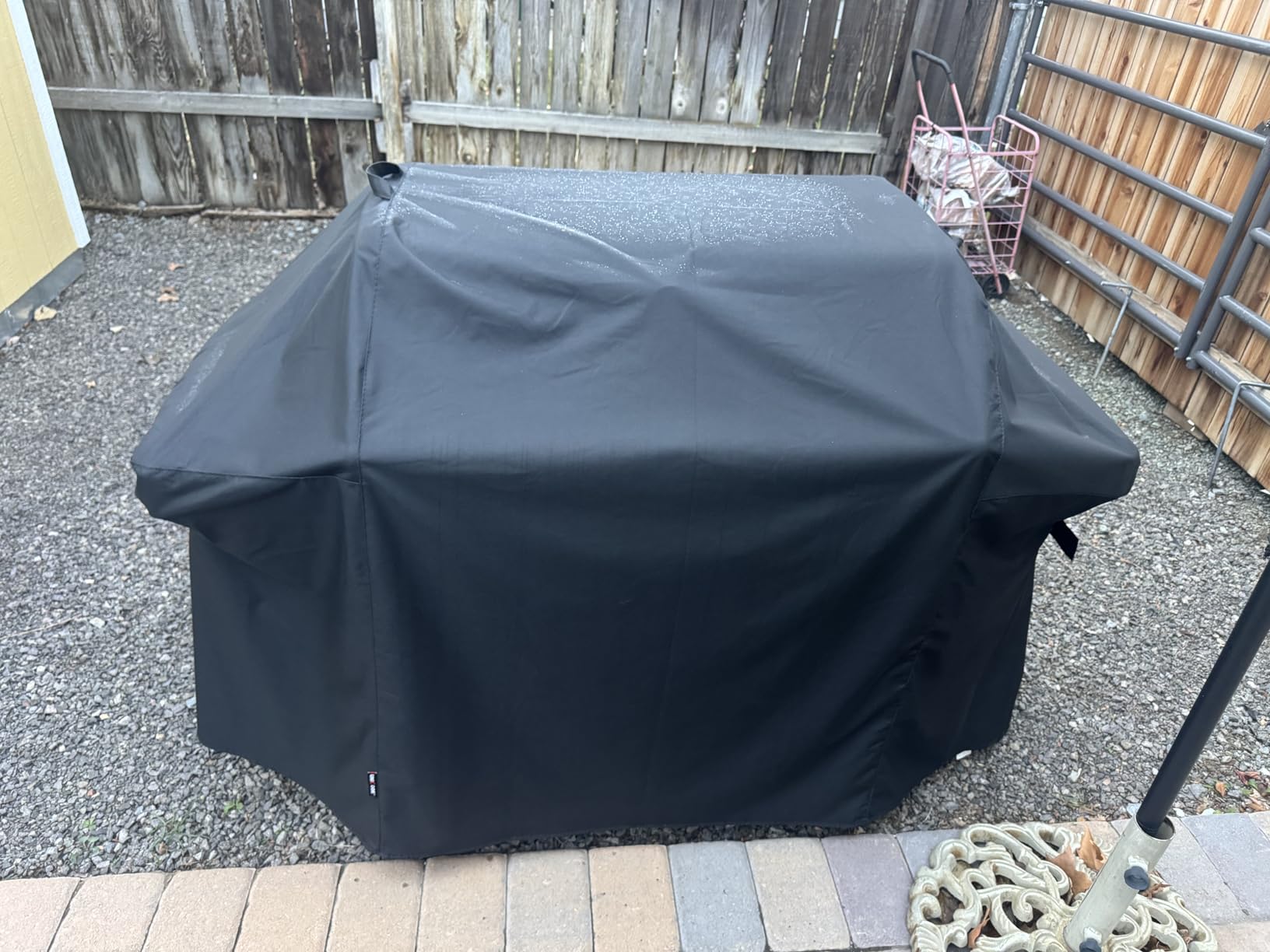 Unicook 58 Inch Grill Cover for Weber Genesis II, LX 300 Series and Genesis 300 Series Gas Grills, Heavy Duty Waterproof Fade Resistant BBQ Cover, All Weather Protection, Compared to Weber 7130 - Customer Photo 1