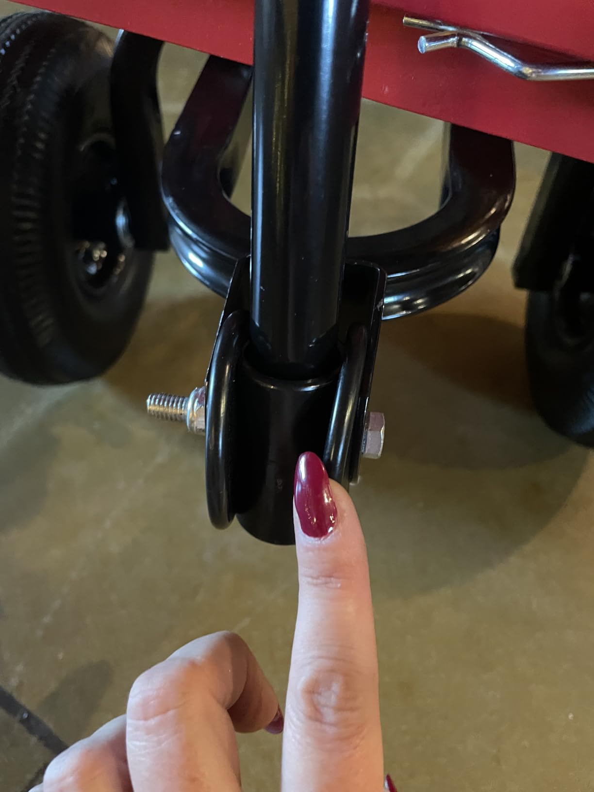 VIVOHOME Heavy Duty 880 Lbs Capacity Mesh Steel Garden Cart Folding Utility Wagon with Removable Sides and 4.10/3.50-4