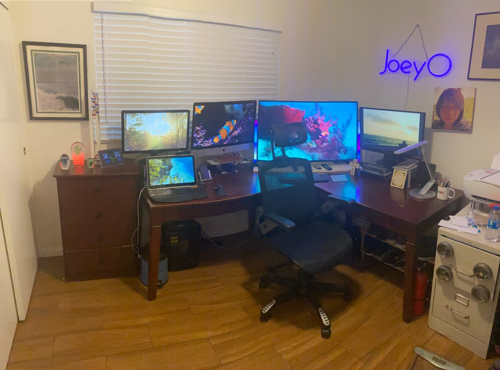 GABRYLLY Ergonomic Office Chair, High Back Home Desk Chair with Headrest, Flip-Up Arms, 90-120° Tilt Lock and Wide Cushion, Big and Tall Mesh Chairs for Man Woman, Black Task Chair - Customer Photo 1