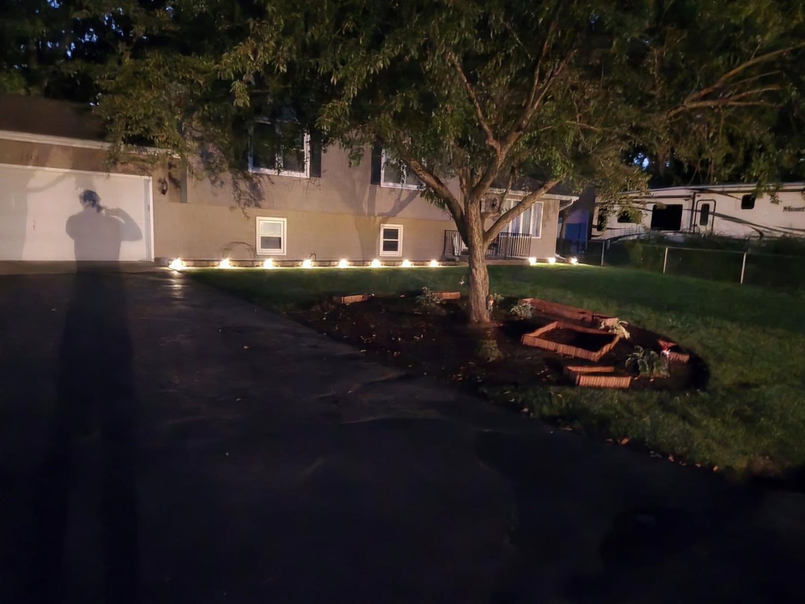 SOLPEX Solar Deck Lights Outdoor 16 Pack, Solar Step Lights Waterproof Led Solar lights for Outdoor Stairs, Step, Fence, Yard, Patio, and Pathway (Warm White) - Customer Photo 1