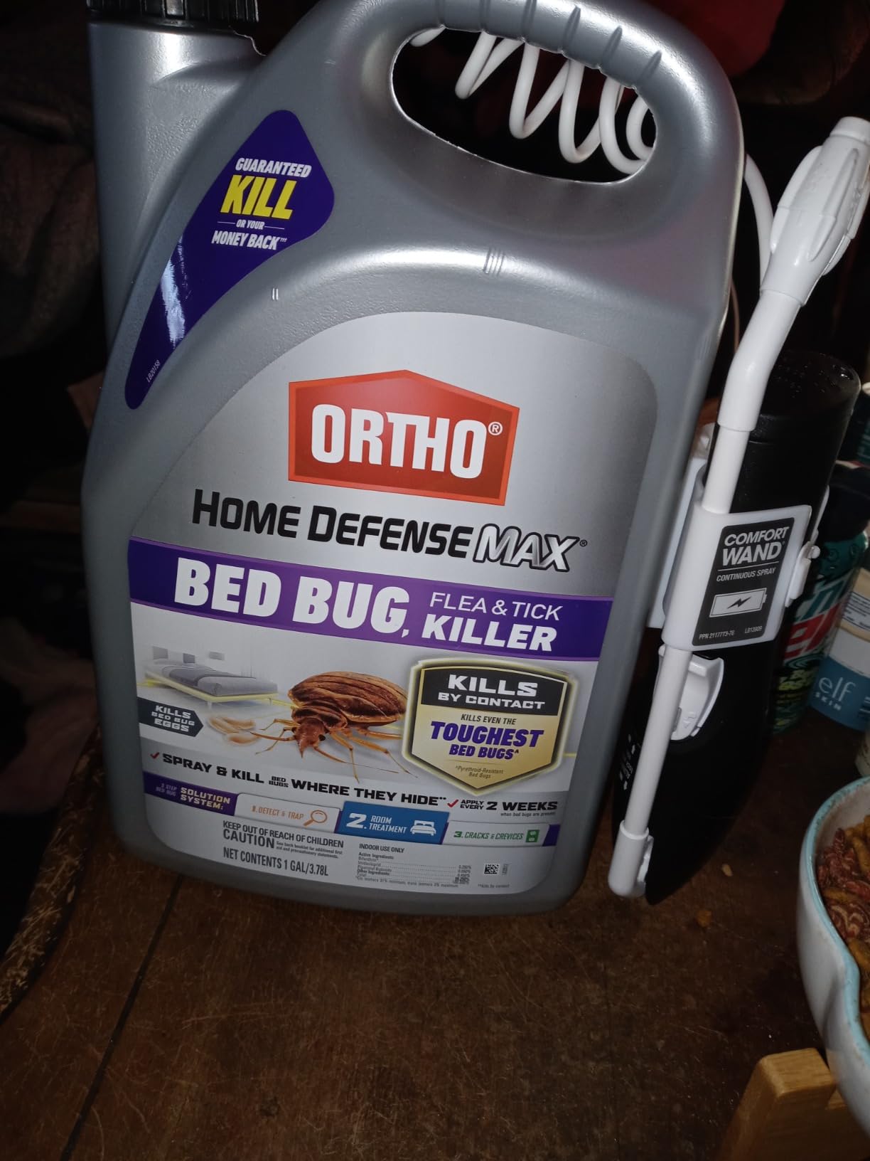 Ortho Home Defense Max Bed Bug, Flea and Tick Killer with Comfort Wand, Bed Bug Spray, Kills Bed Bug Eggs, Fleas and Ticks, 1 gal. - Customer Photo 2