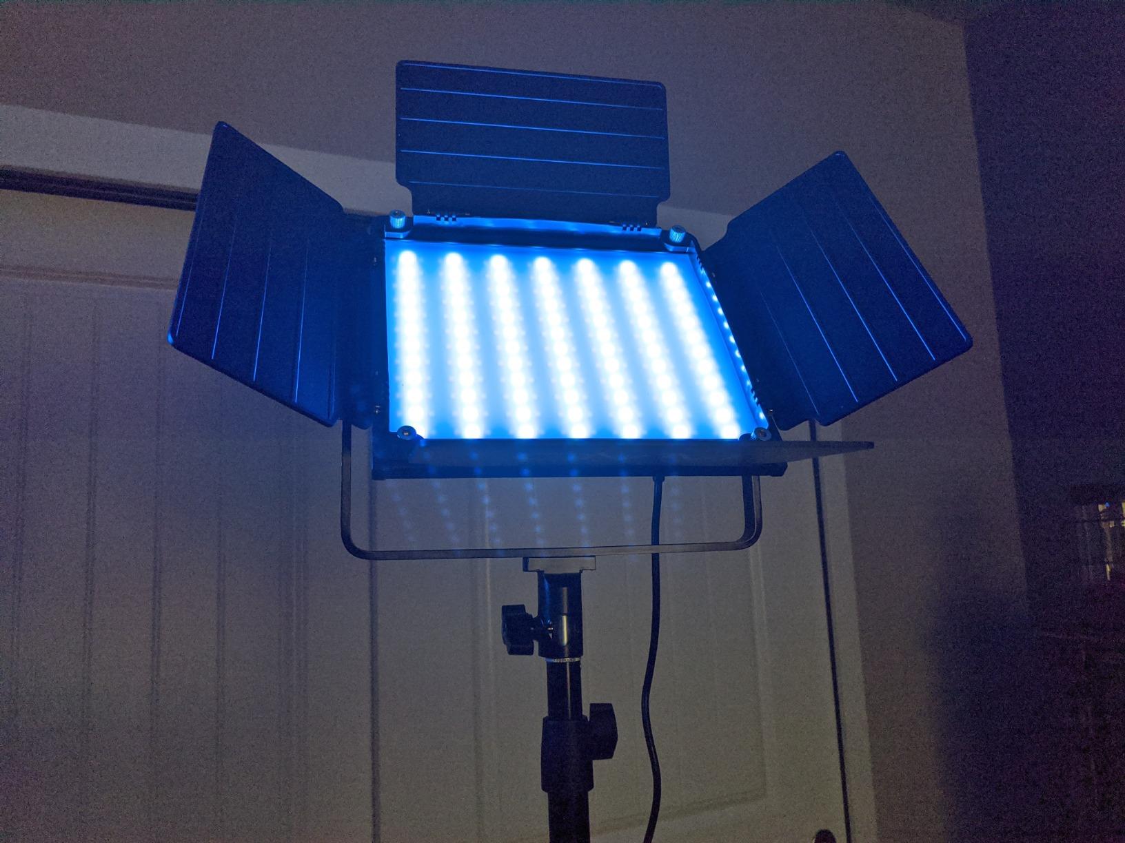 GVM RGB LED Panel Video Light, Photography Lighting with APP Control, 800D Video Lighting Kit for YouTube Studio, Gaming, Streaming, Conference, 8 Kinds of Scene Lights, CRI 97, 2 Packs - Customer Photo 2