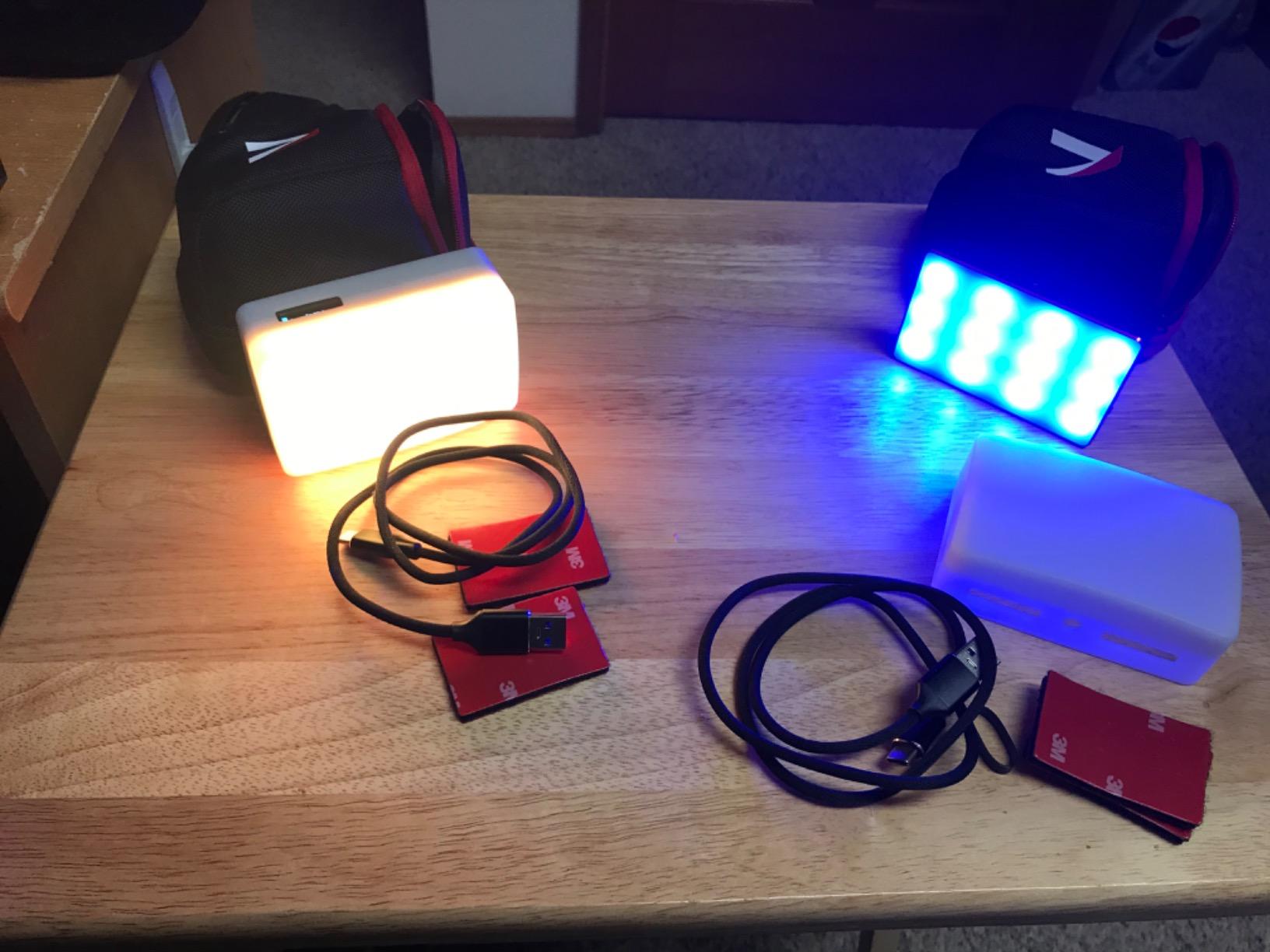 Aputure Amaran MC RGBWW Mini On Camera Video Light,3200K-6500K,CRI/TLCI 96+,HSI Mode,Support Magnetic Attraction,App with USB-C PD and Wireless Charging Customer Review Aputure Amaran MC RGBWW Mini On Camera Video Light,3200K-6500K,CRI/TLCI 96+,HSI Mode,Support Magnetic Attraction,App with USB-C PD and Wireless Charging - Customer Photo 1