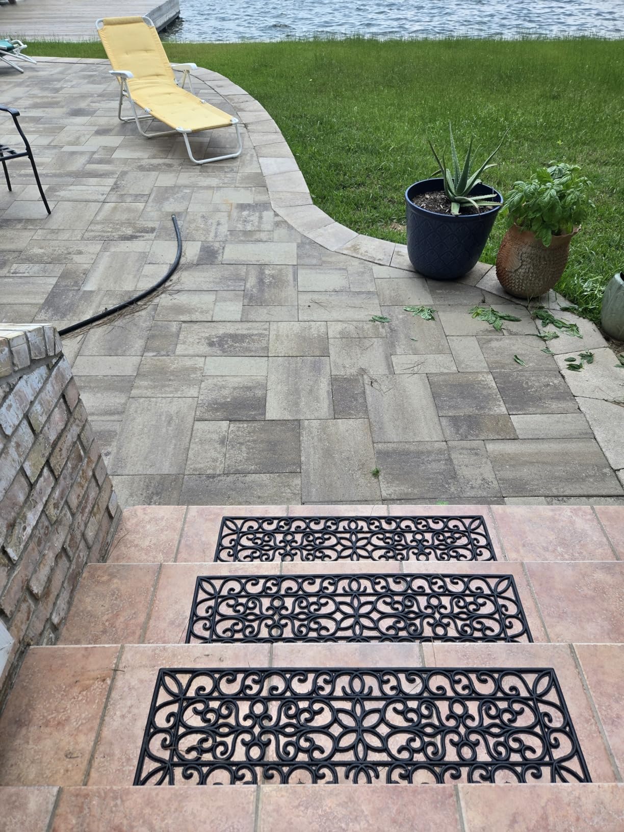 FINEHOUS Rubber Stair Treads Non-Slip Outdoor 35