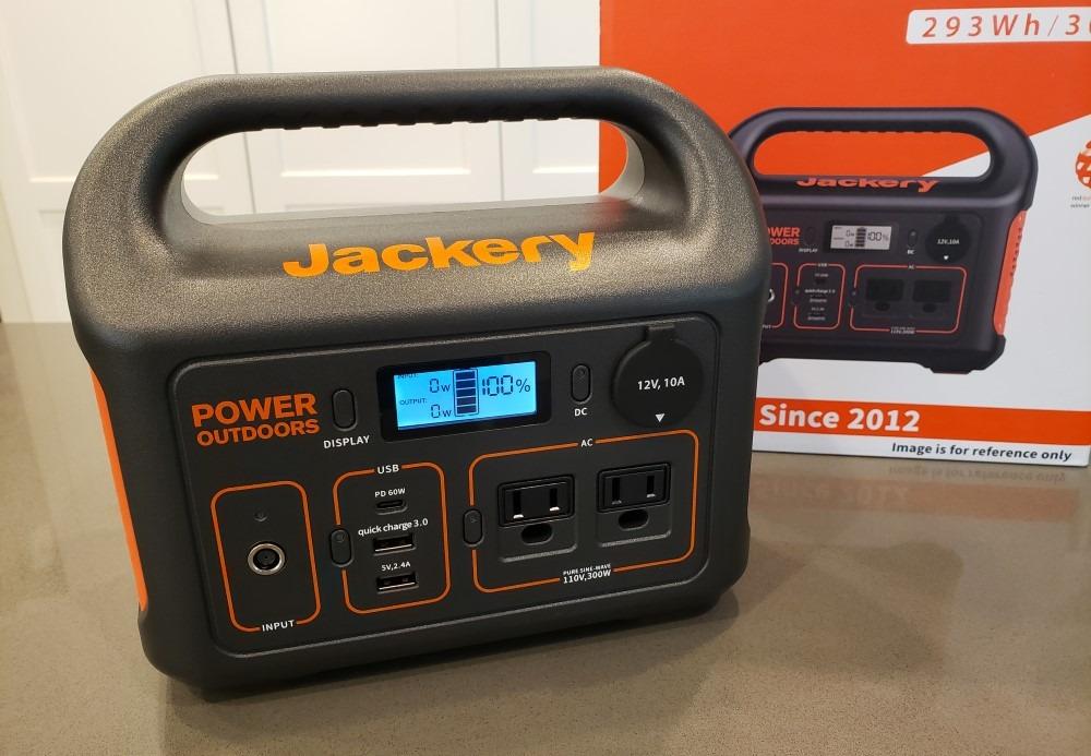 Jackery Portable Power Station Explorer 300, 293Wh Backup Lithium Battery, Solar Generator for Outdoors Camping Travel Hunting Blackout (Solar Panel Optional) - Customer Photo 1