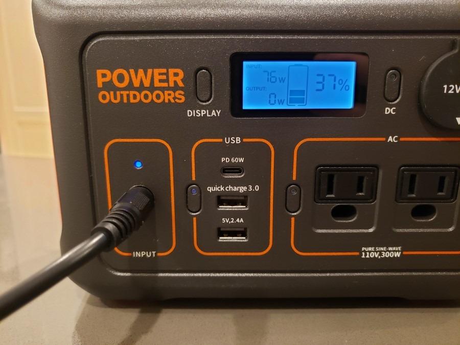 Jackery Portable Power Station Explorer 300, 293Wh Backup Lithium Battery, Solar Generator for Outdoors Camping Travel Hunting Blackout (Solar Panel Optional) - Customer Photo 2