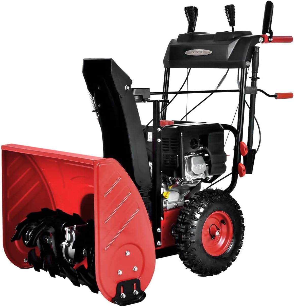 PowerSmart 24-Inch 2-Stage Self-Propelled Gas Snow Blower 212cc Engine with Electric Start, LED Light - Customer Photo 1